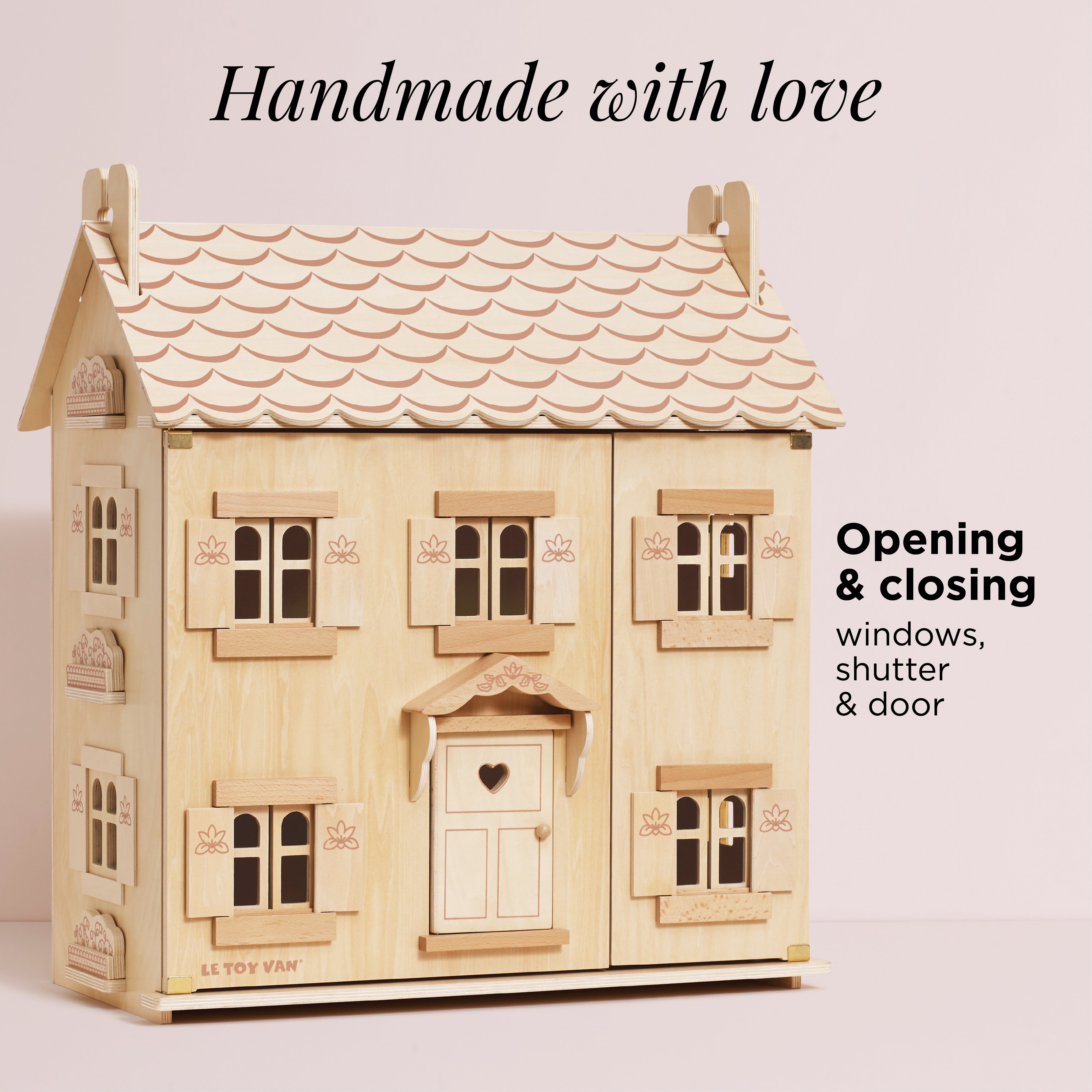 Marie's Natural Wood Dolls House