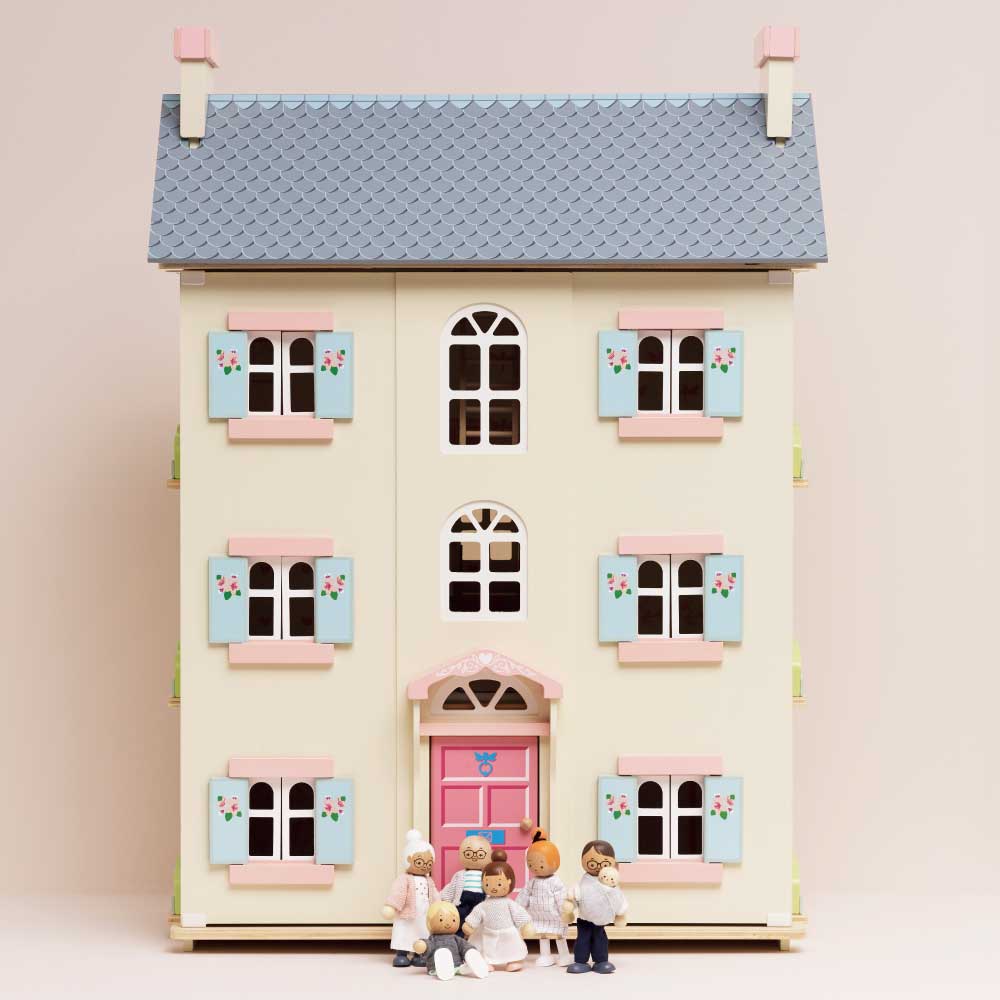 H150-P053-cherry-tree-hall-dolly-family-pink-grey-cream-wooden-toy-luxury-dolls-house-girl-boy-kids-furniture-ultimate-bundle