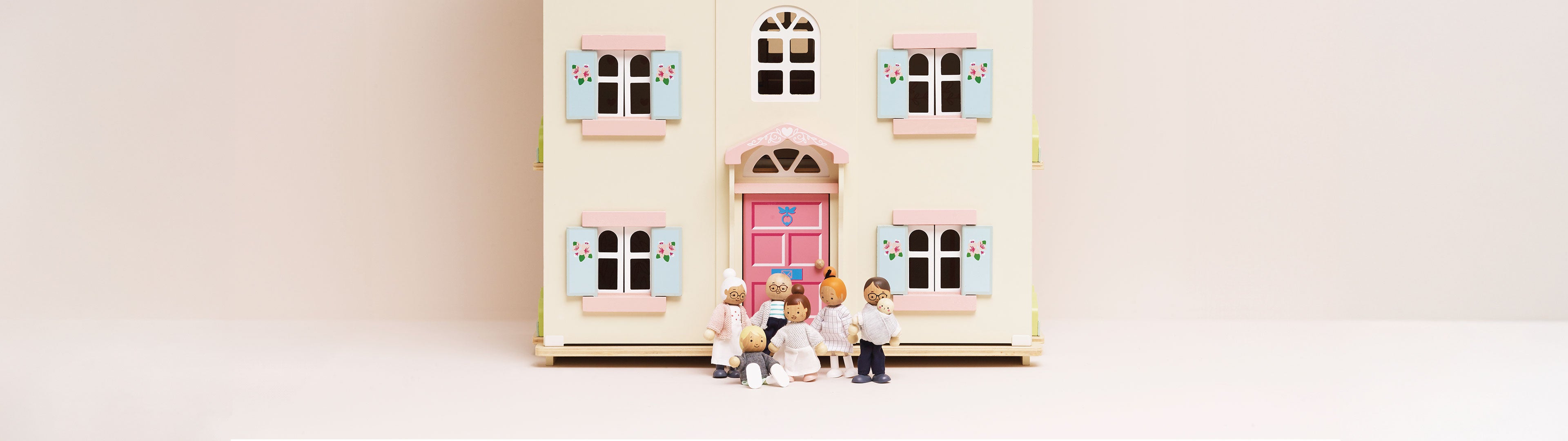H150-P053-cherry-tree-hall-dolly-family-pink-grey-cream-wooden-toy-luxury-dolls-house-kids-furniture-ultimate-bundle