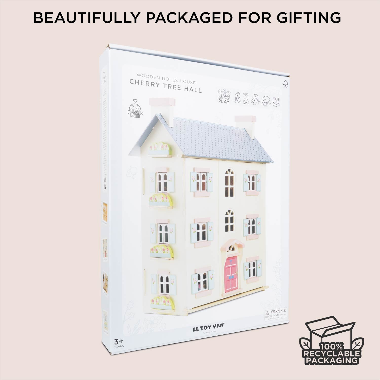 Cherry Tree Hall Wooden Dolls House