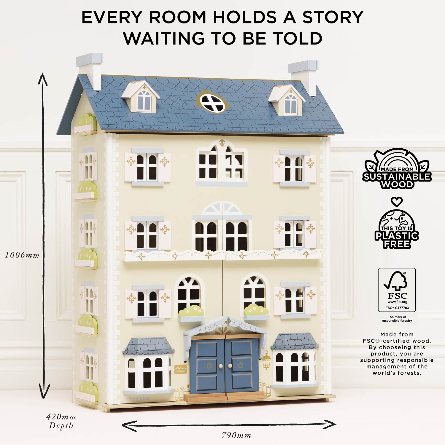 Complete Palace Dolls House & Furniture Collection