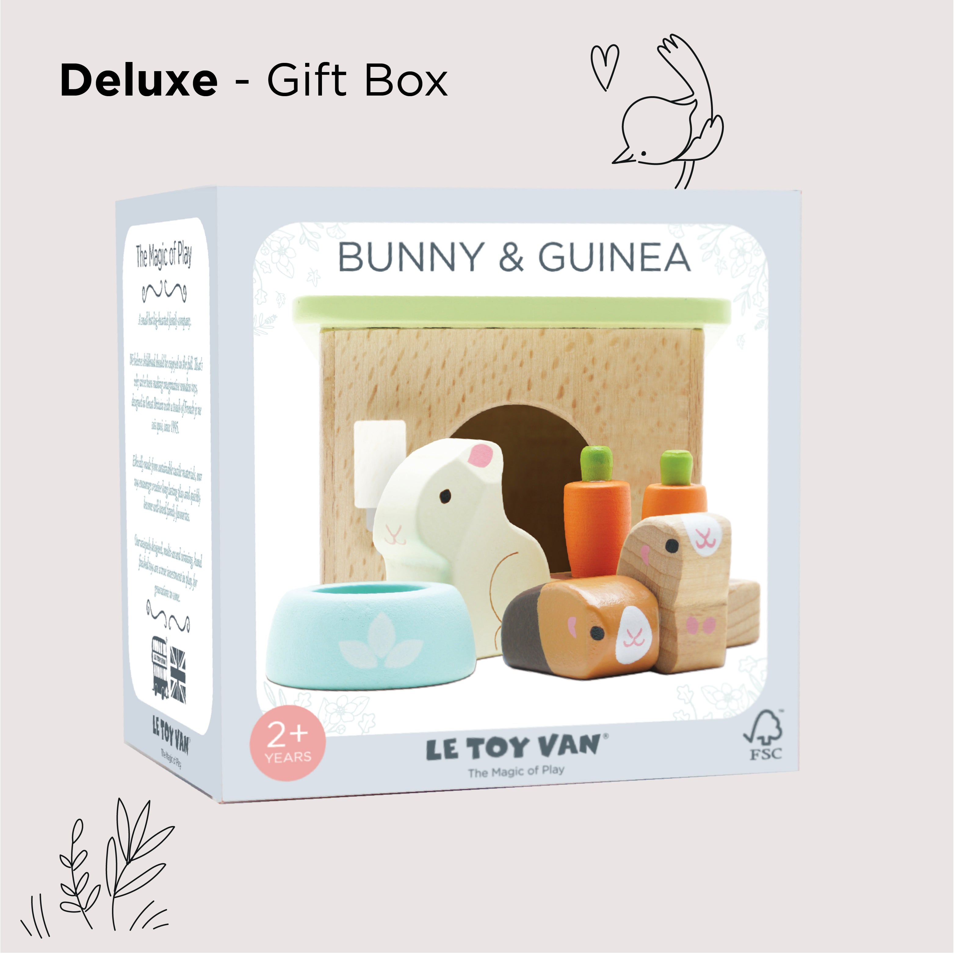 Bunny & Guinea Pet Animal Set