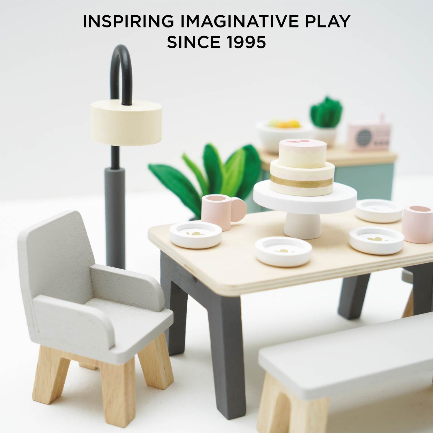 Wooden Dolls House Dining Room