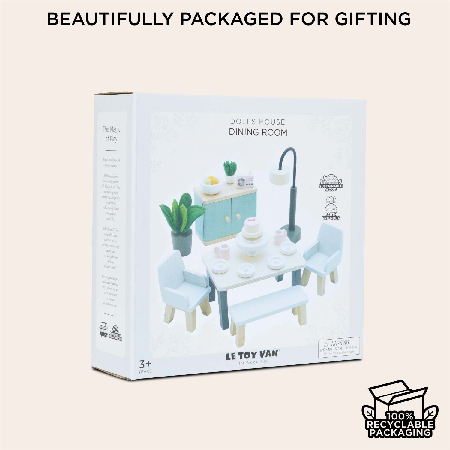 Wooden Dolls House Dining Room