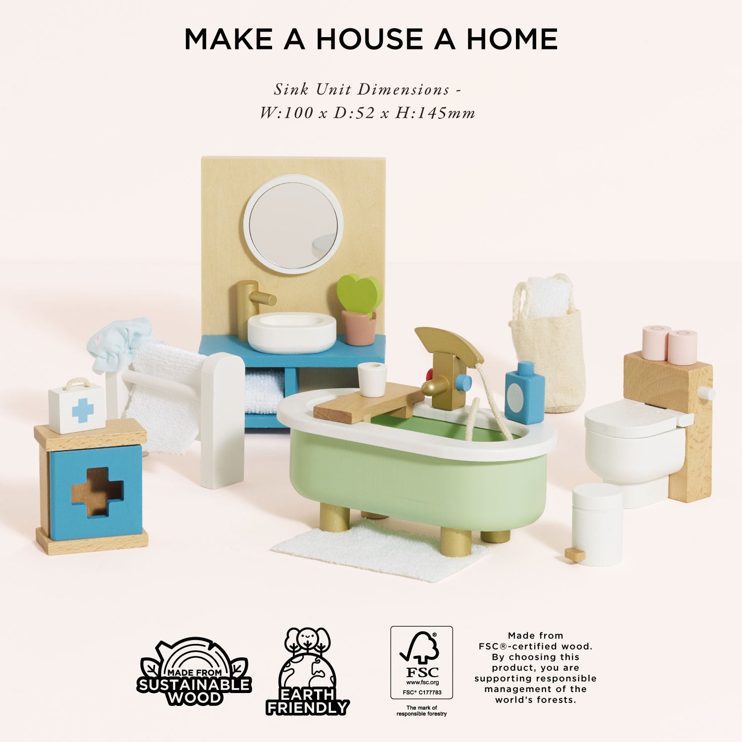 Dolls House Bathroom Furniture