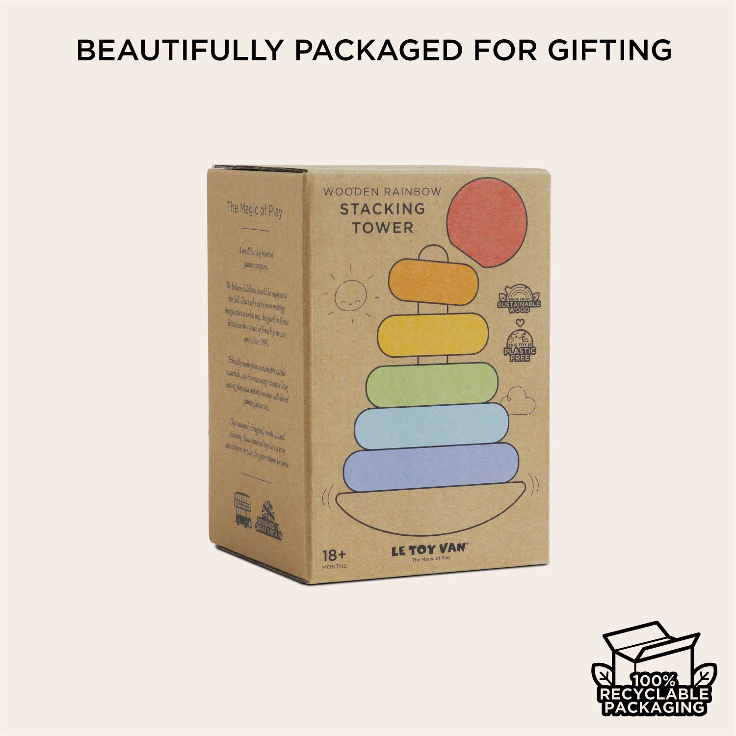 Rainbow Stacking Tower