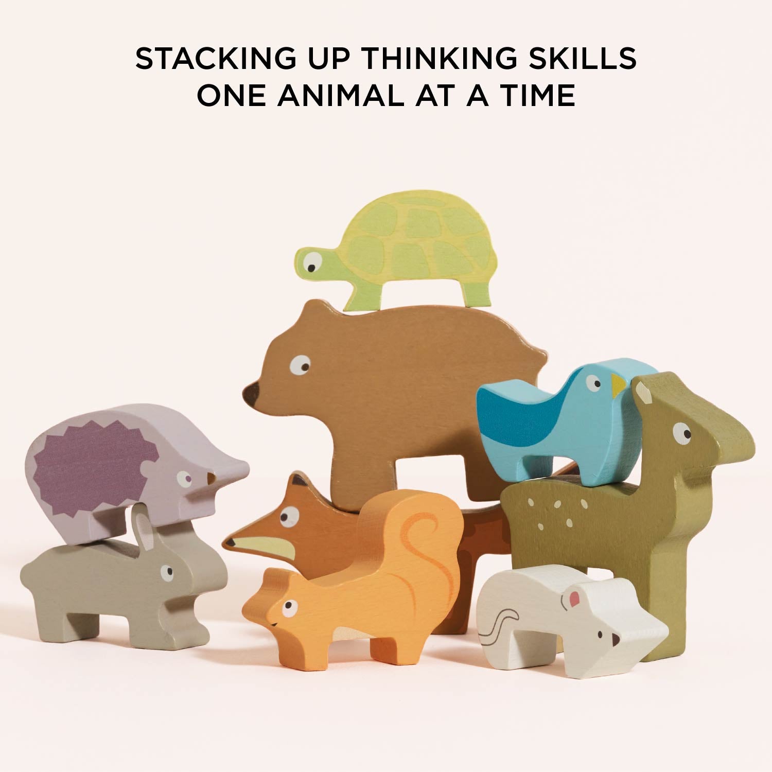 Woodland Stacking Forest Animals & Bag