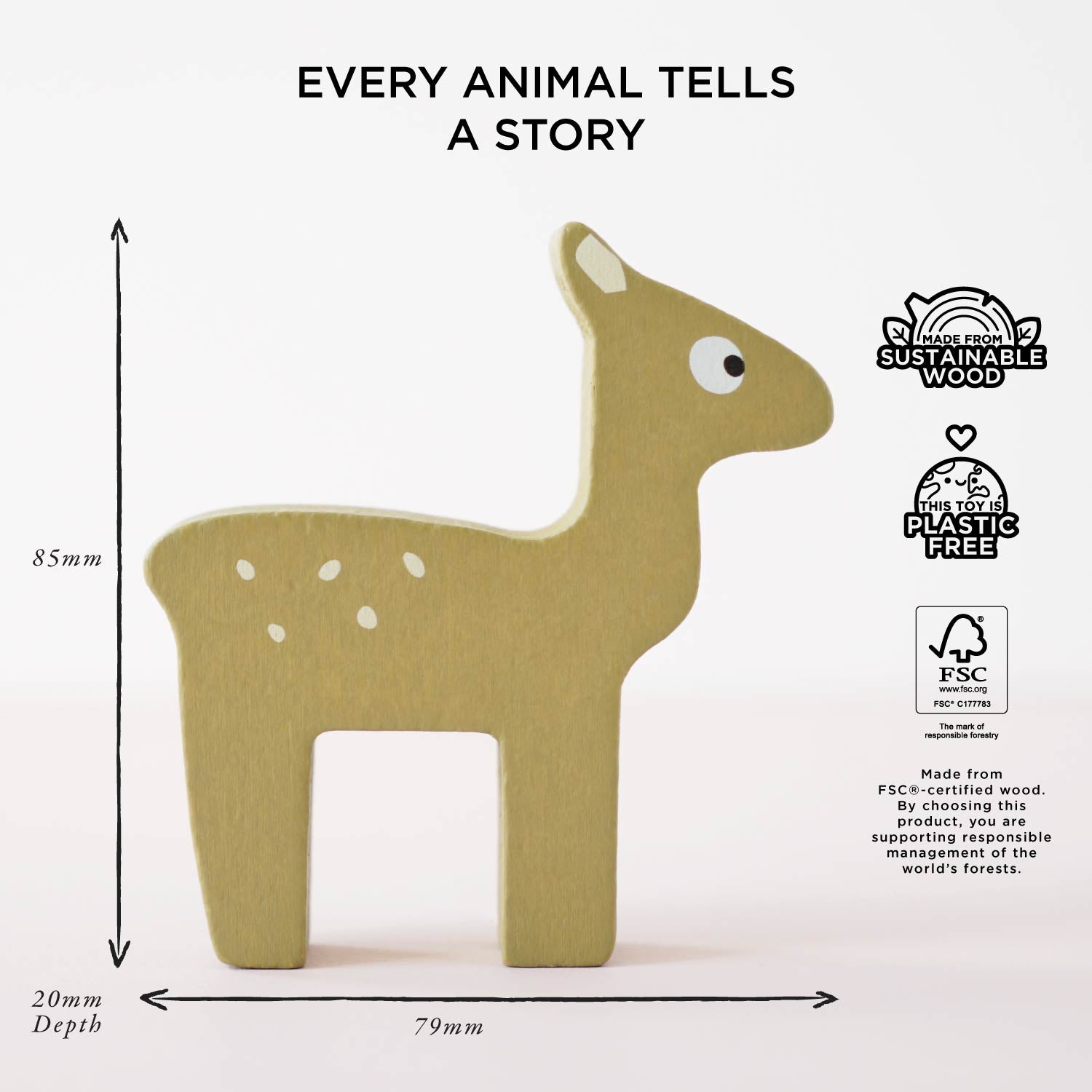 Woodland Stacking Forest Animals & Bag