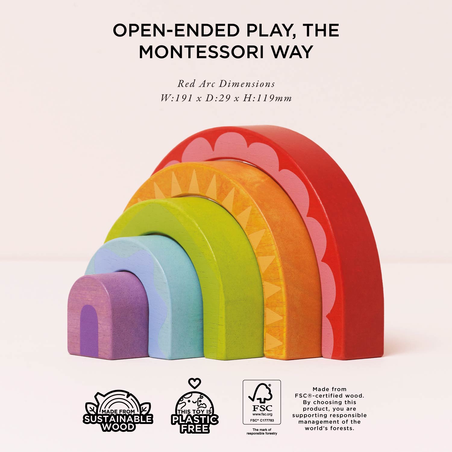Rainbow Tunnel Toy