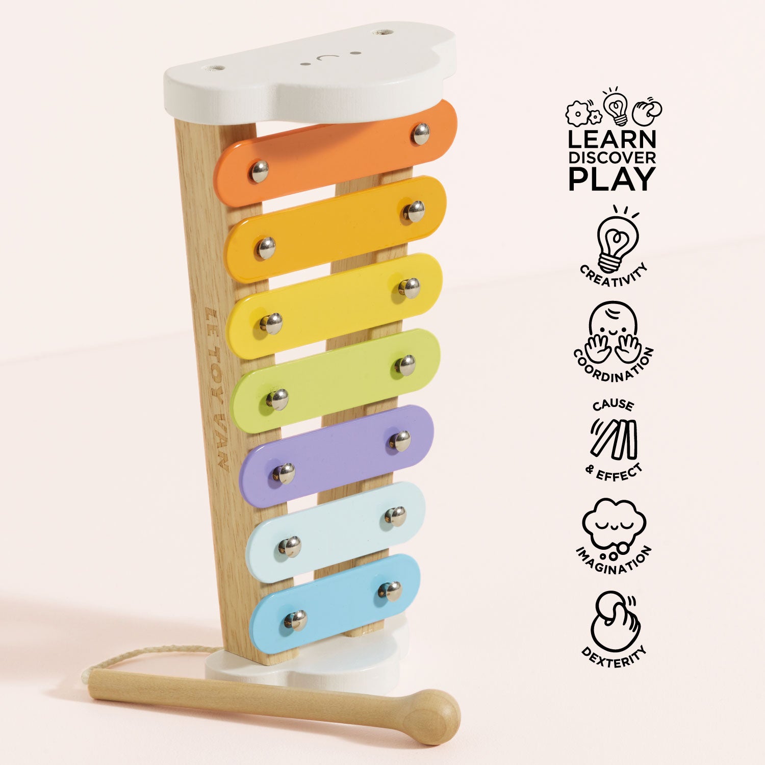 Rainbow Wooden Xylophone