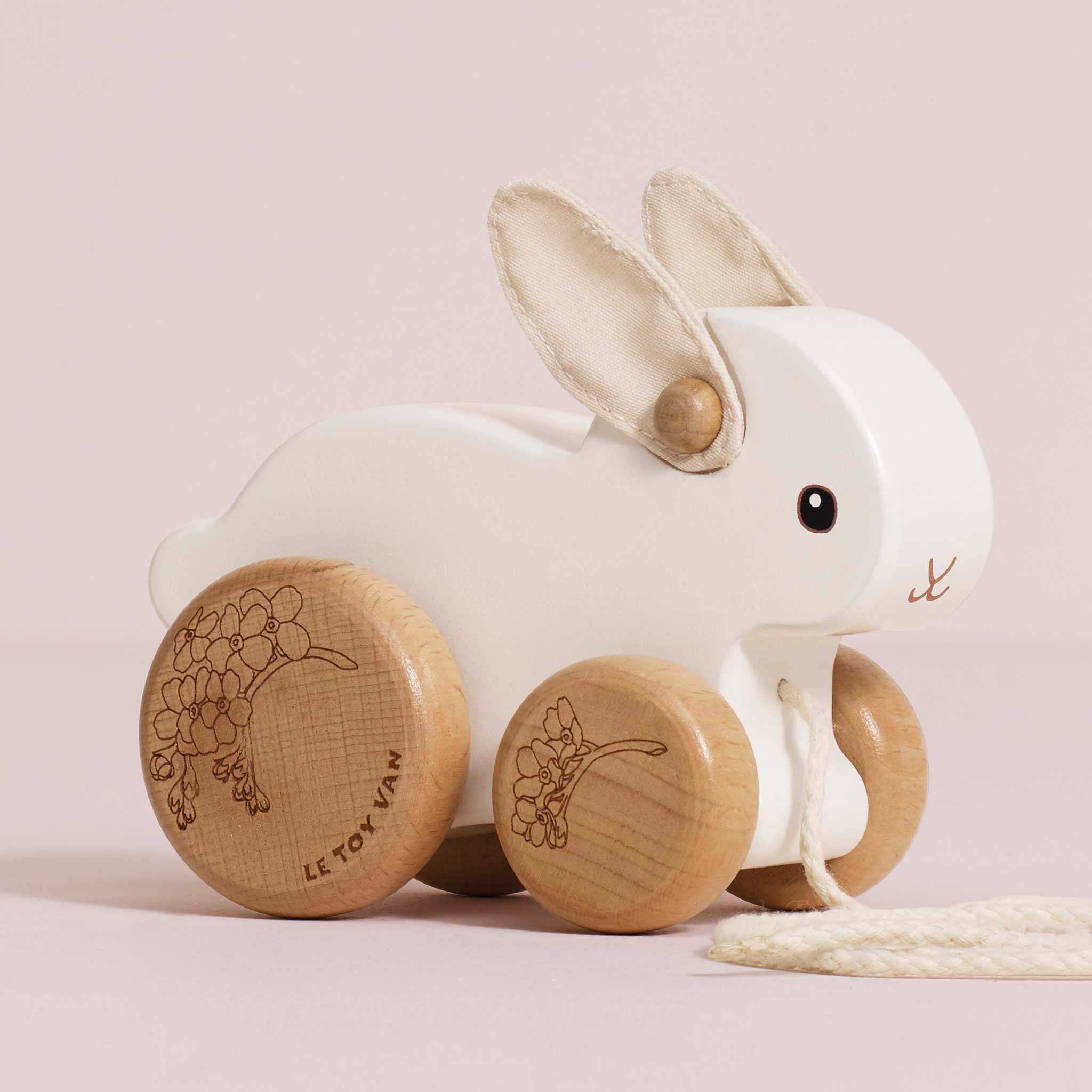 Pull Along Hopping Bunny Rabbit