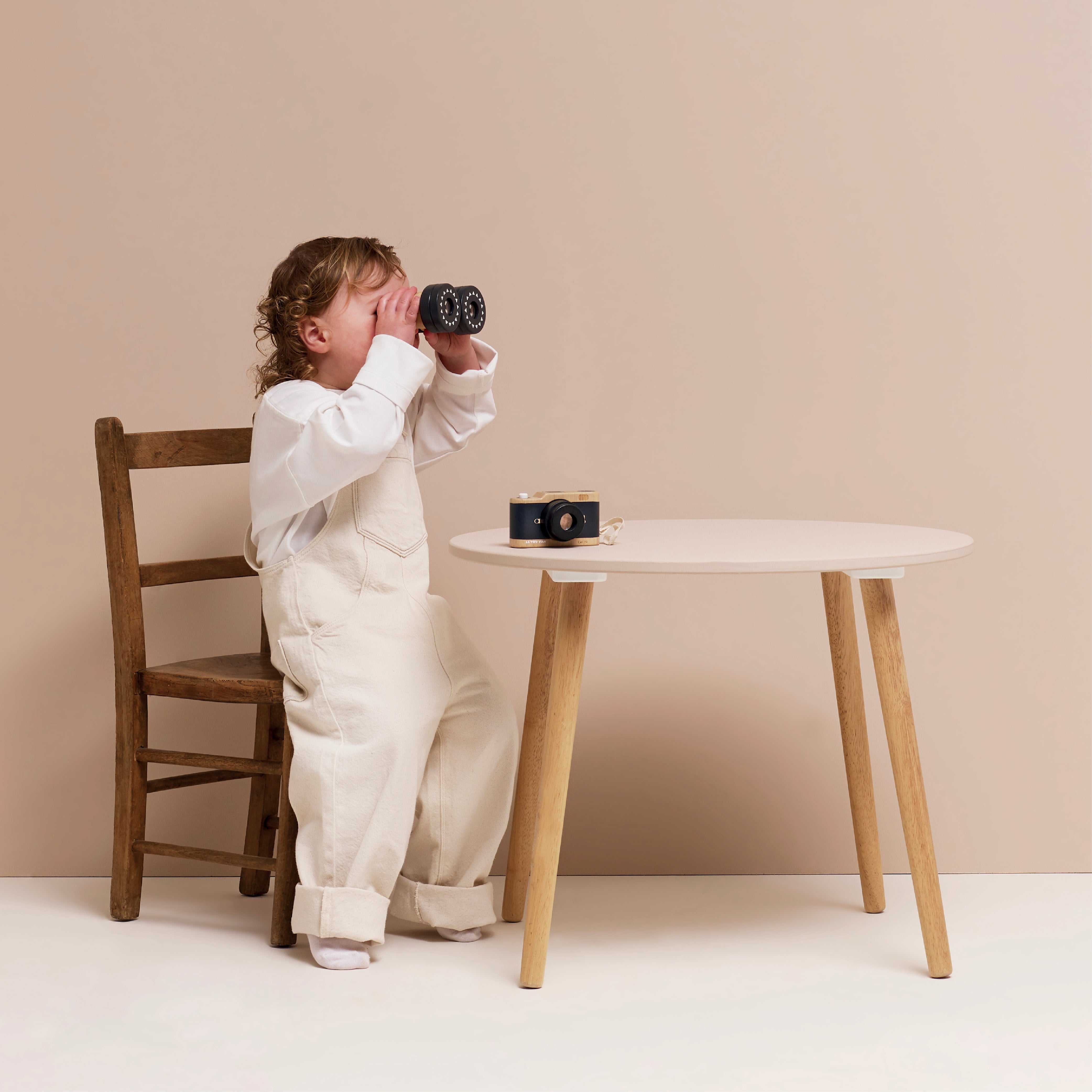 Wooden Retro Binoculars