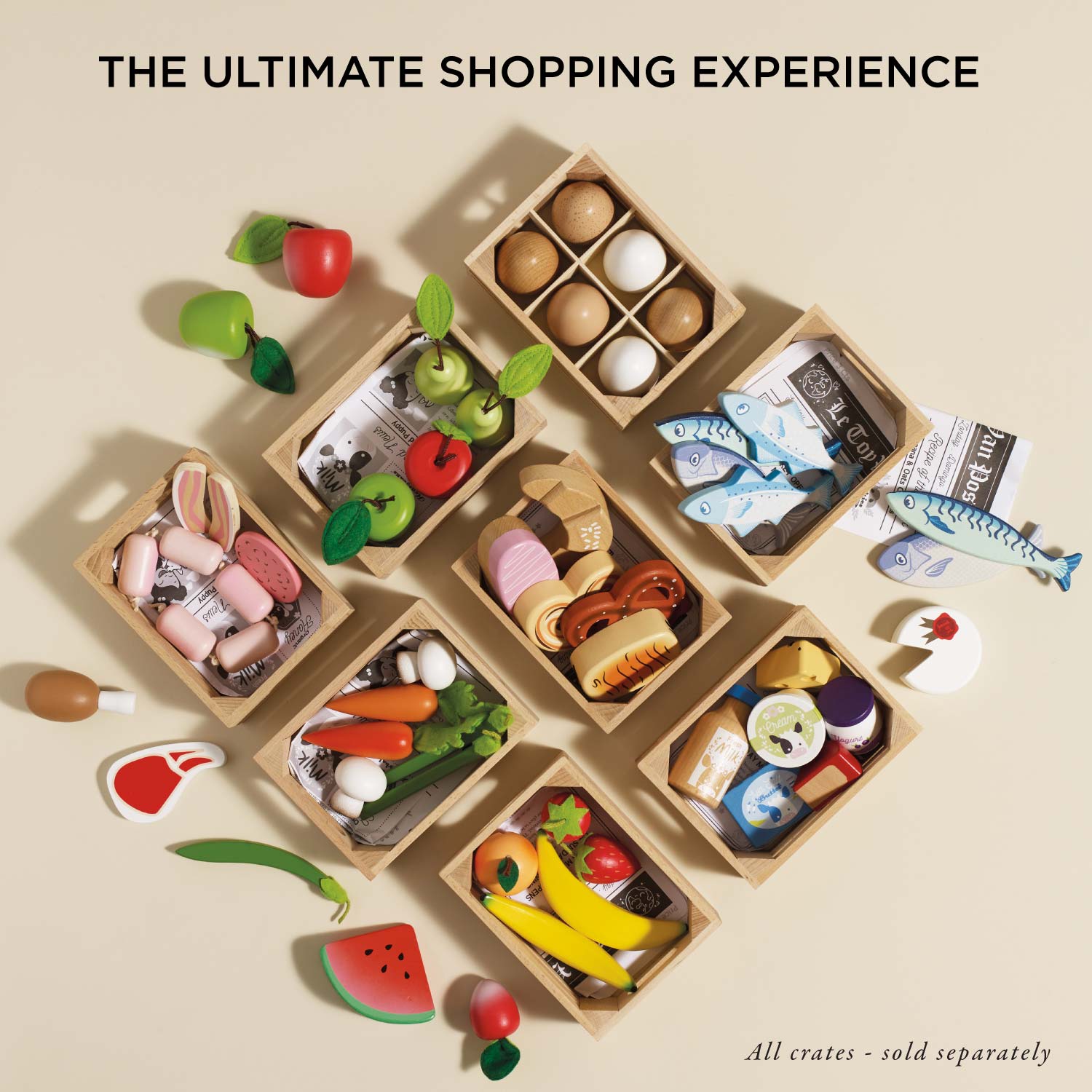 Meat & Dairy Market Crates