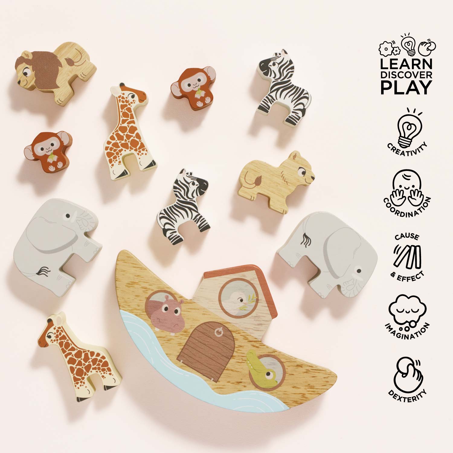 Noah’s Balancing Ark Animal Stacker