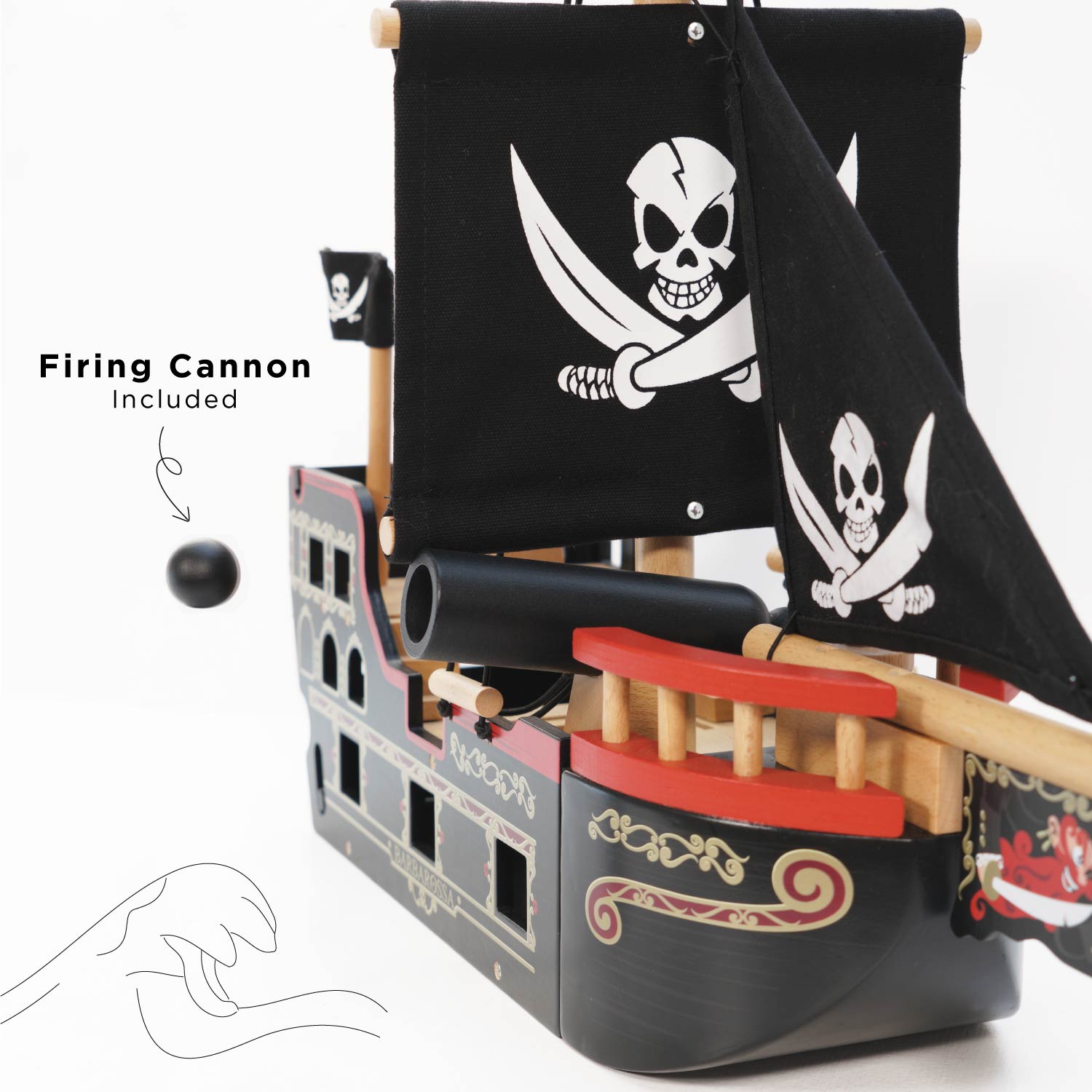 Barbarossa Pirate Ship & Characters
