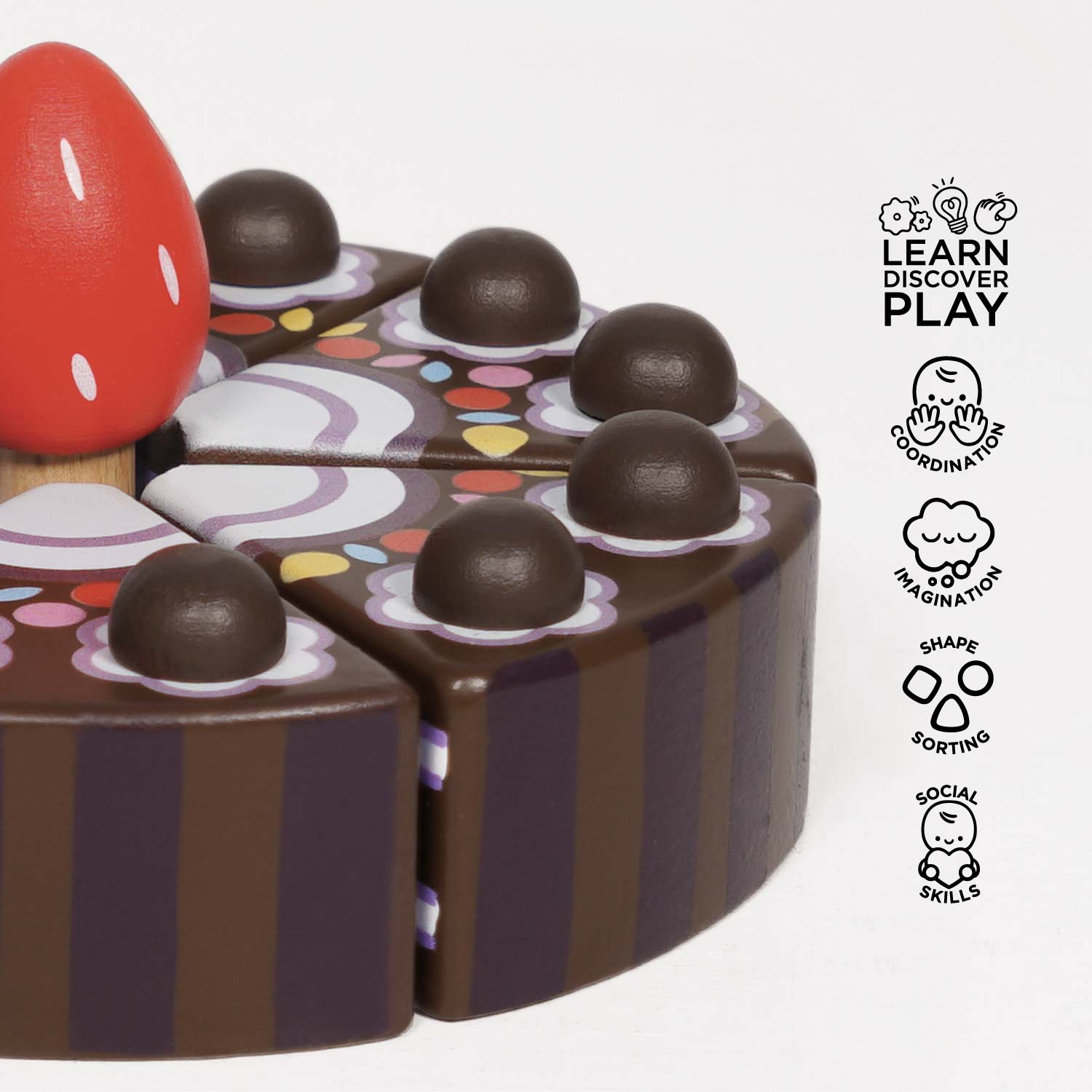 Chocolate Gateau Sliceable Cake