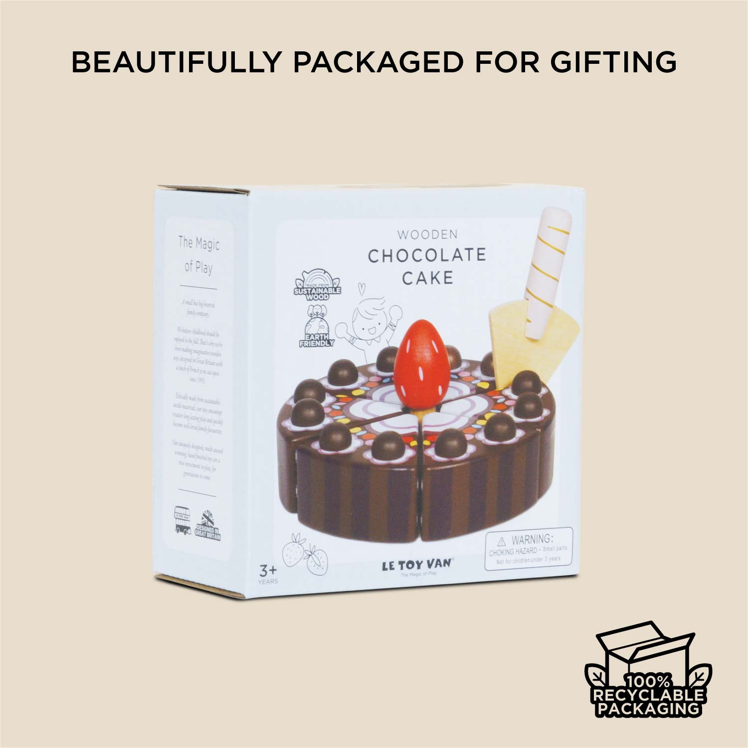 Chocolate Gateau Sliceable Cake