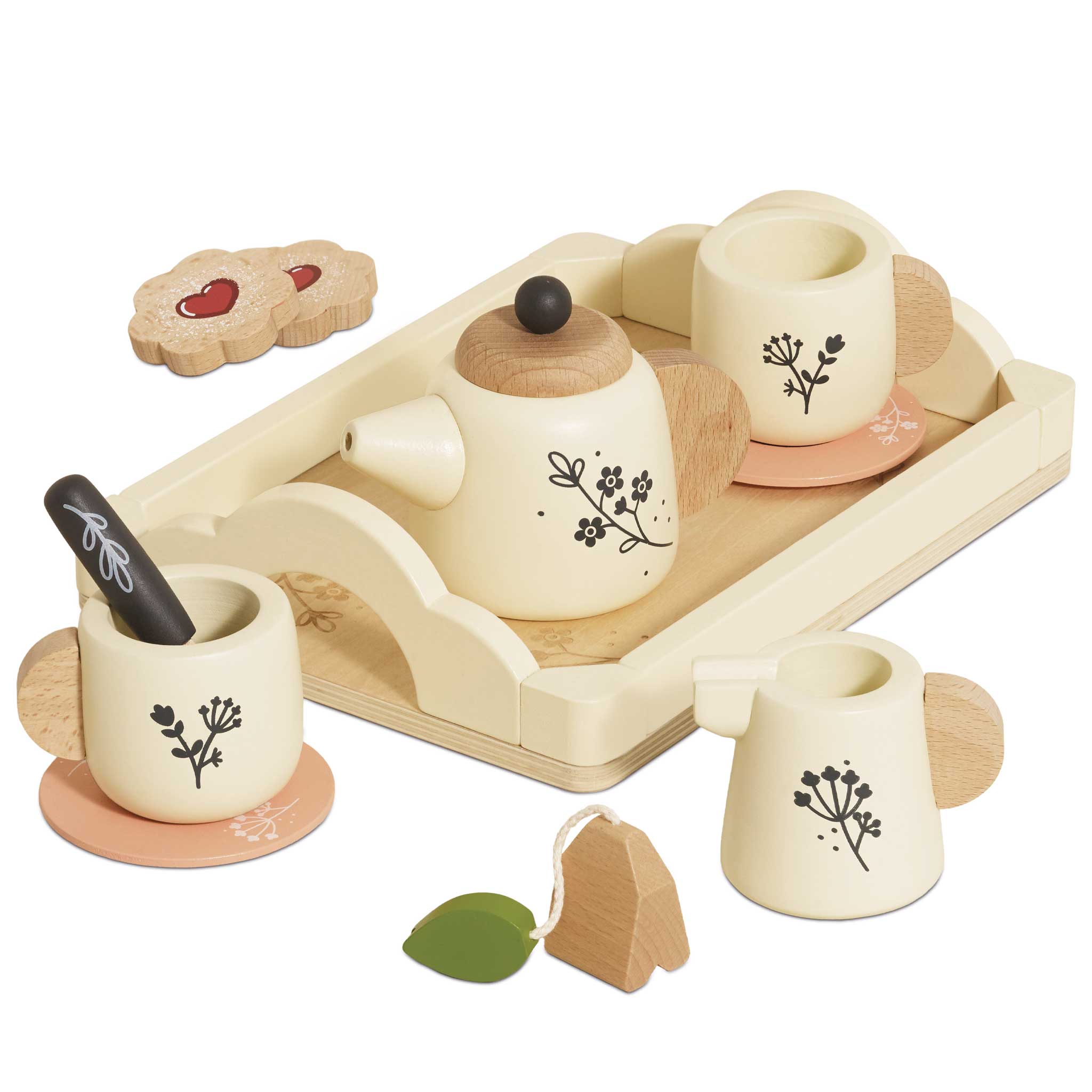 Wooden Tea Set Tray Le Toy Van