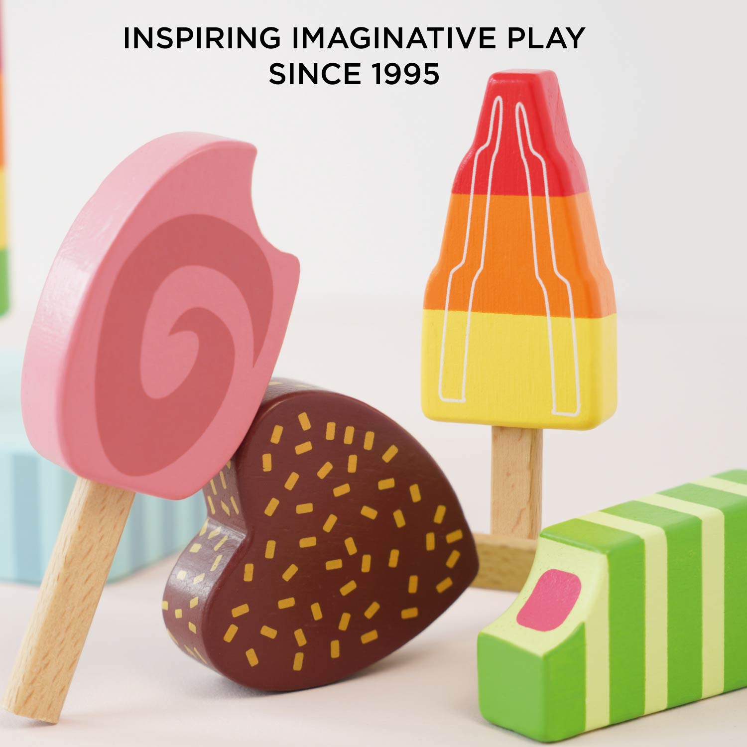 Wooden Ice Lollies Popsicles