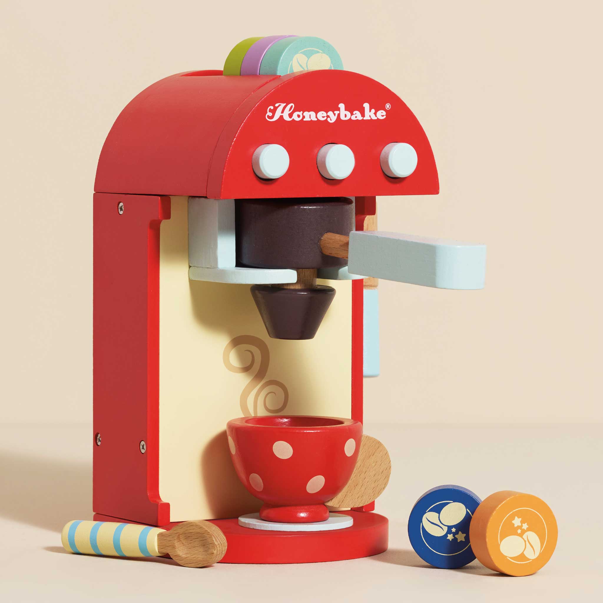 TV299-cafe-machine-barista-red-cup-coffee-latte-flatwhite-cappuccino-pods-spoon-honeybake-roleplay-playfood-wooden-toy_2