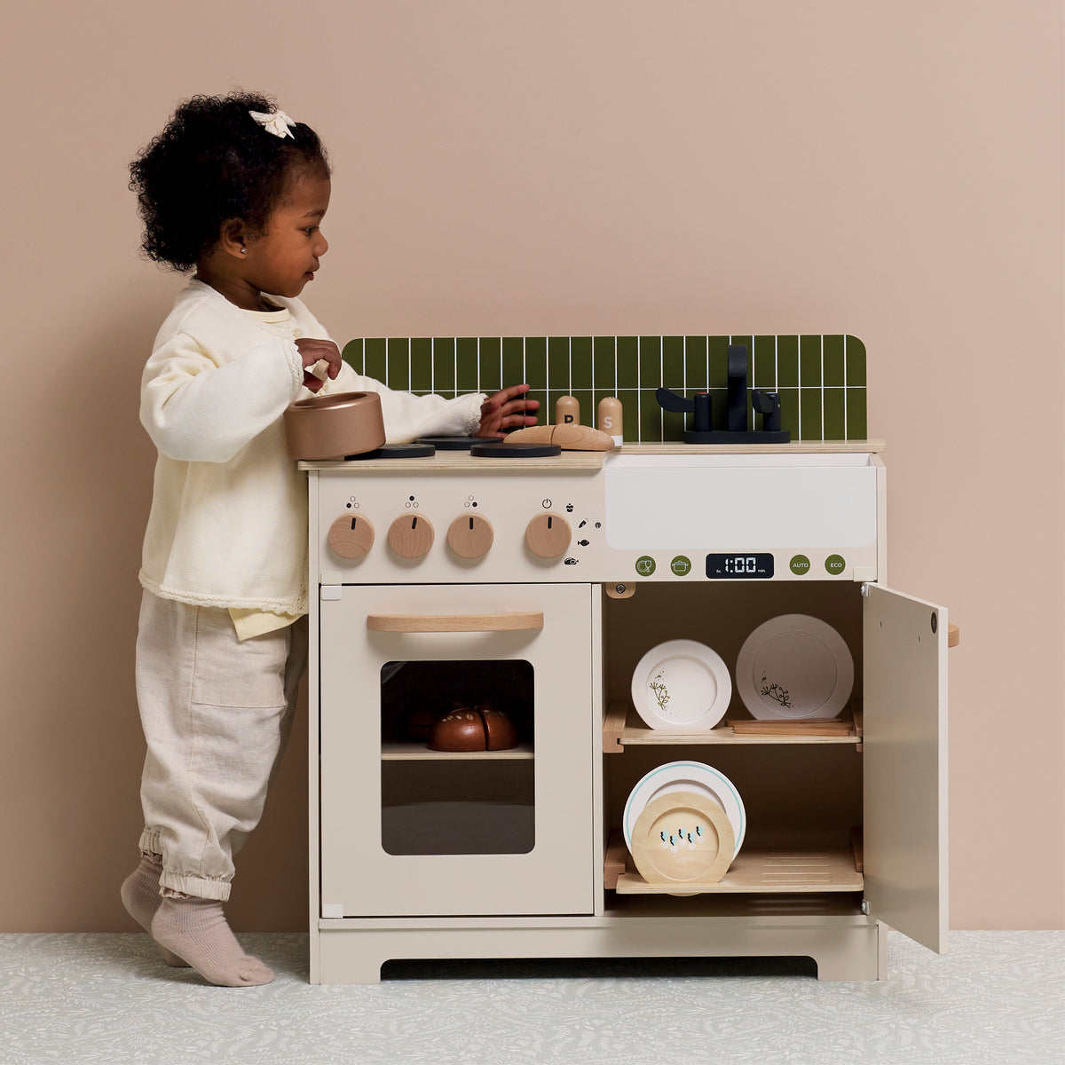 Olive Play Kitchen & Dishwasher