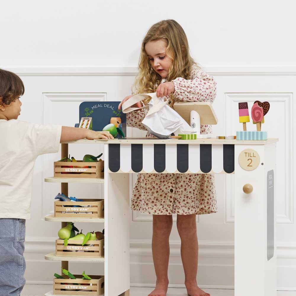 TV338-supermarket-market-food-store-shop-till-checkout-wooden-roleplay-toy-white-wood-black-boy-girl-gift