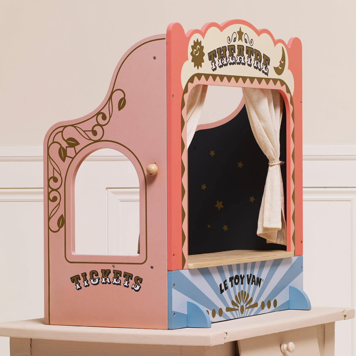 Tabletop Puppet Wooden Theatre