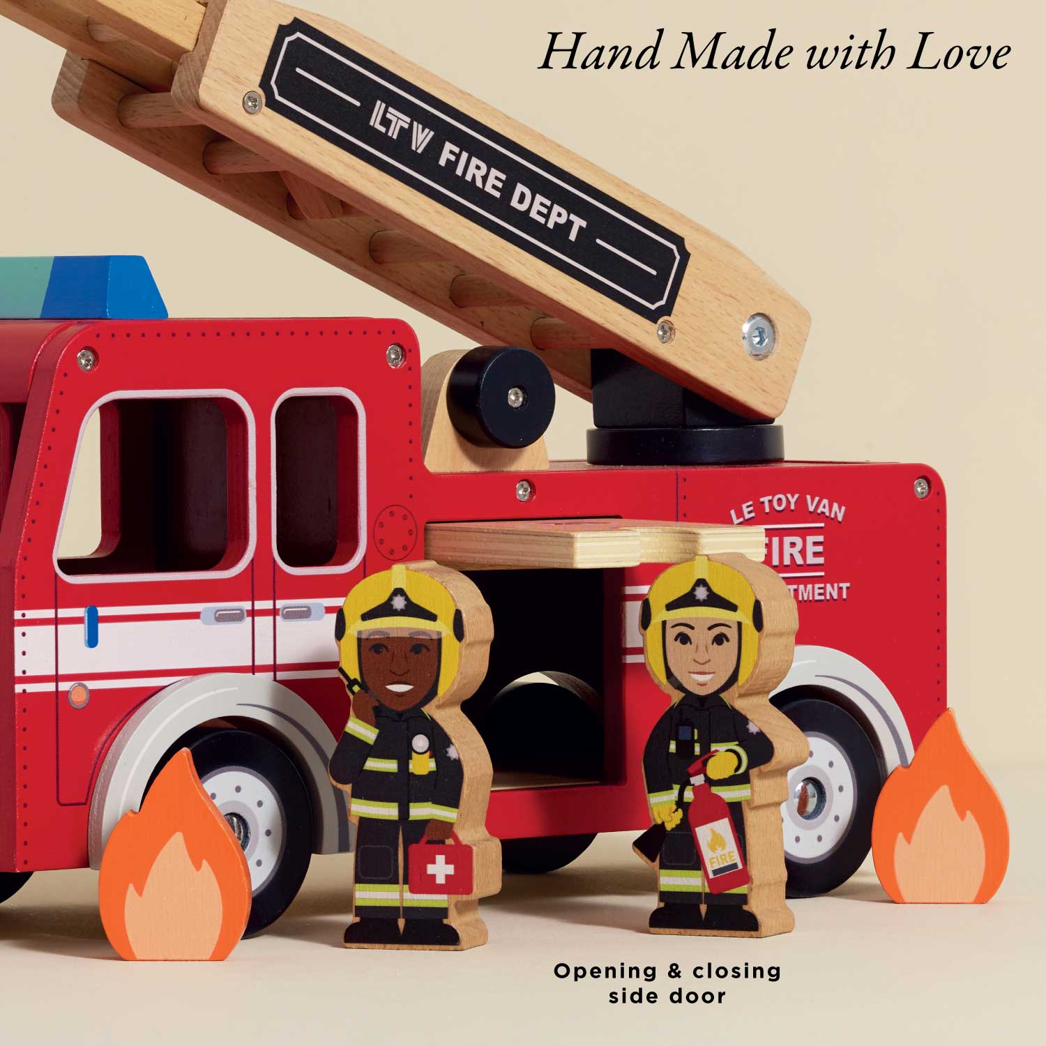 Toy Fire Engine & Characters