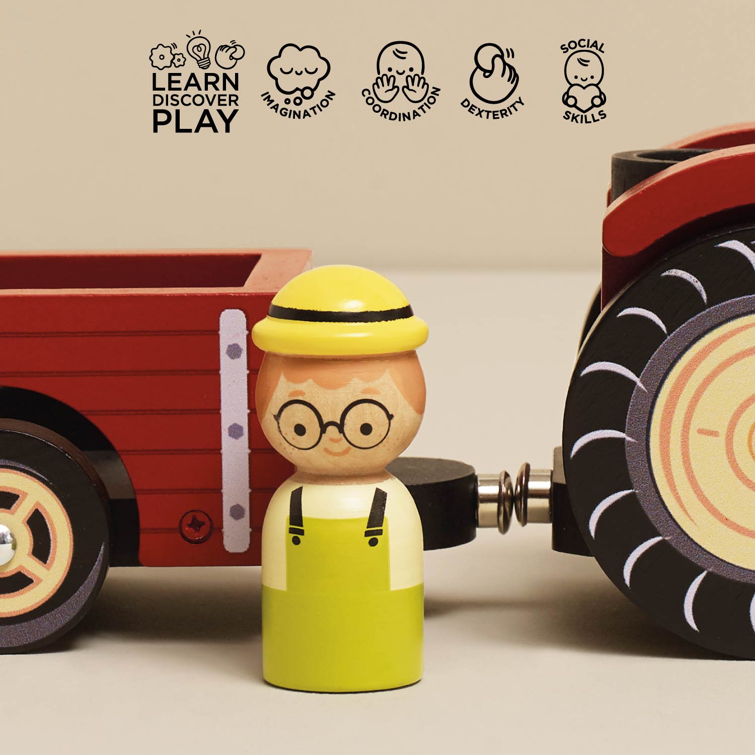 Farmyard Tractor & Trailer