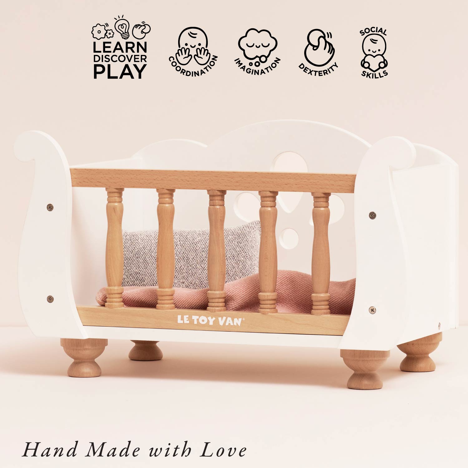 Dolls Wooden Cot