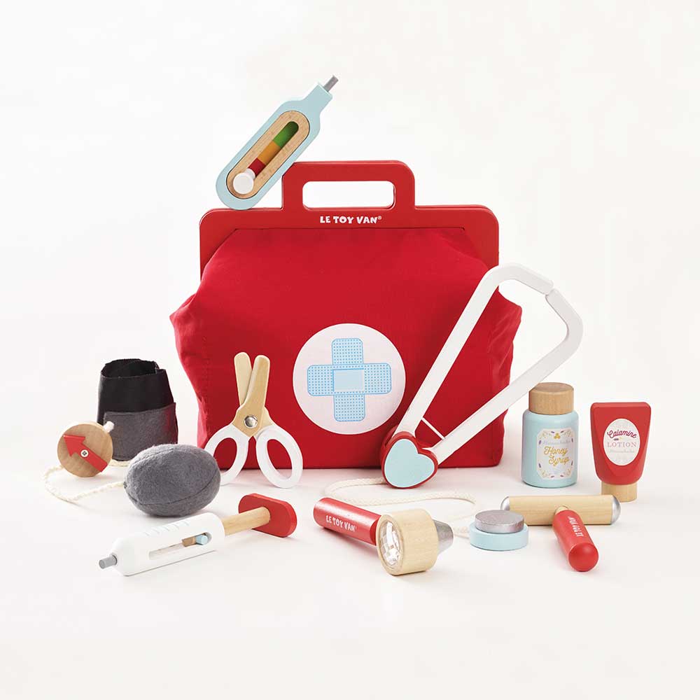 doctors medical set and bag