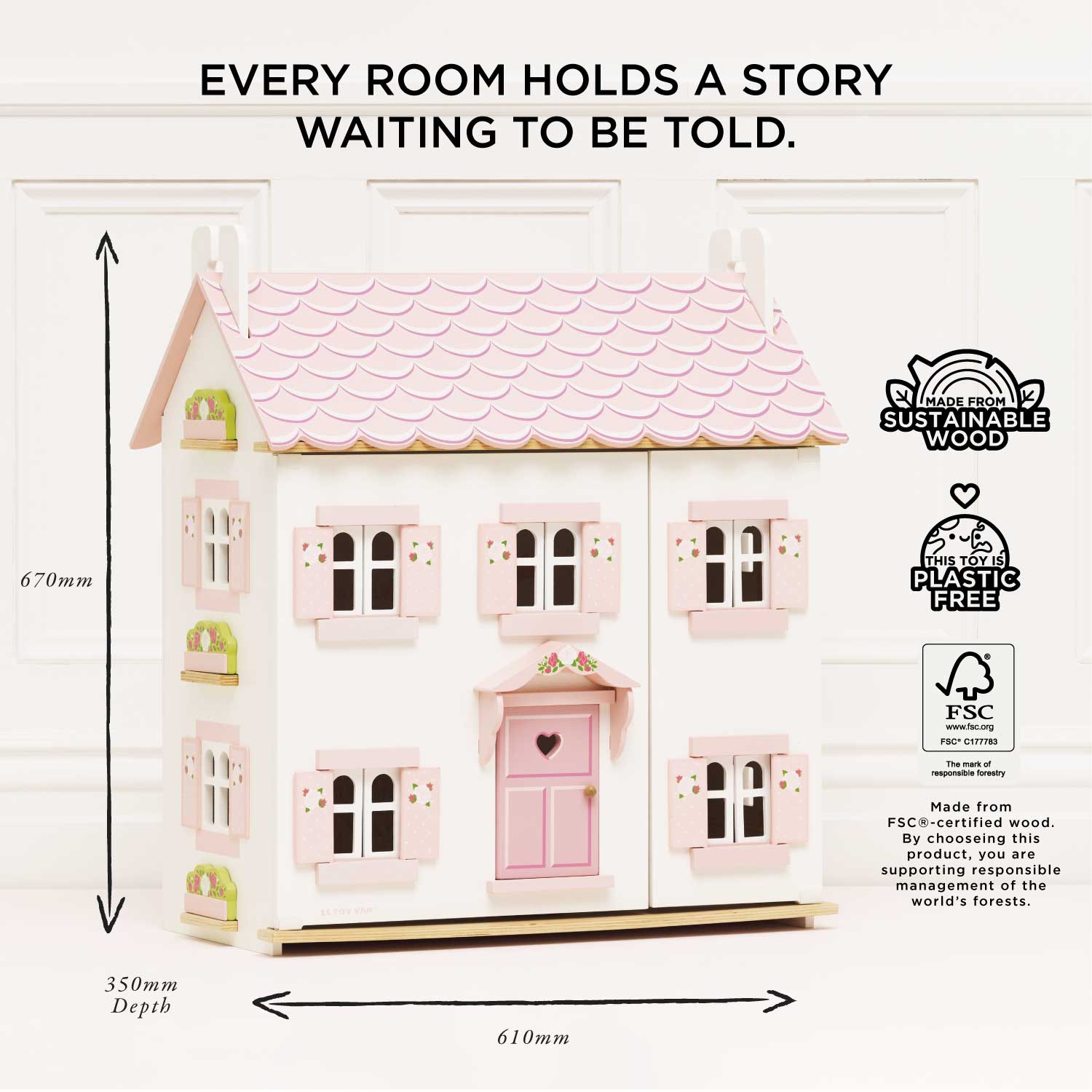 Sophie's Wooden Dolls House