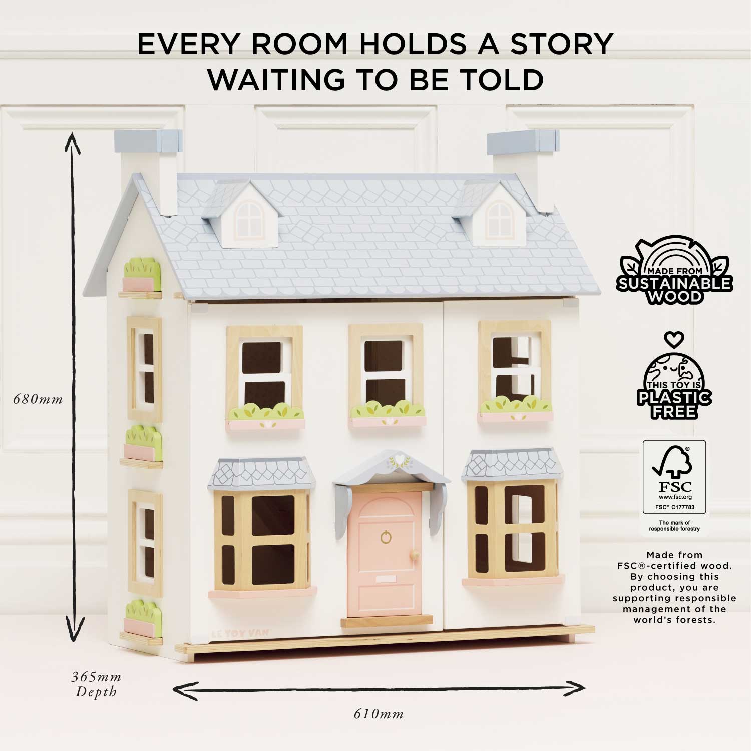 Mayberry Manor Wooden Dolls House