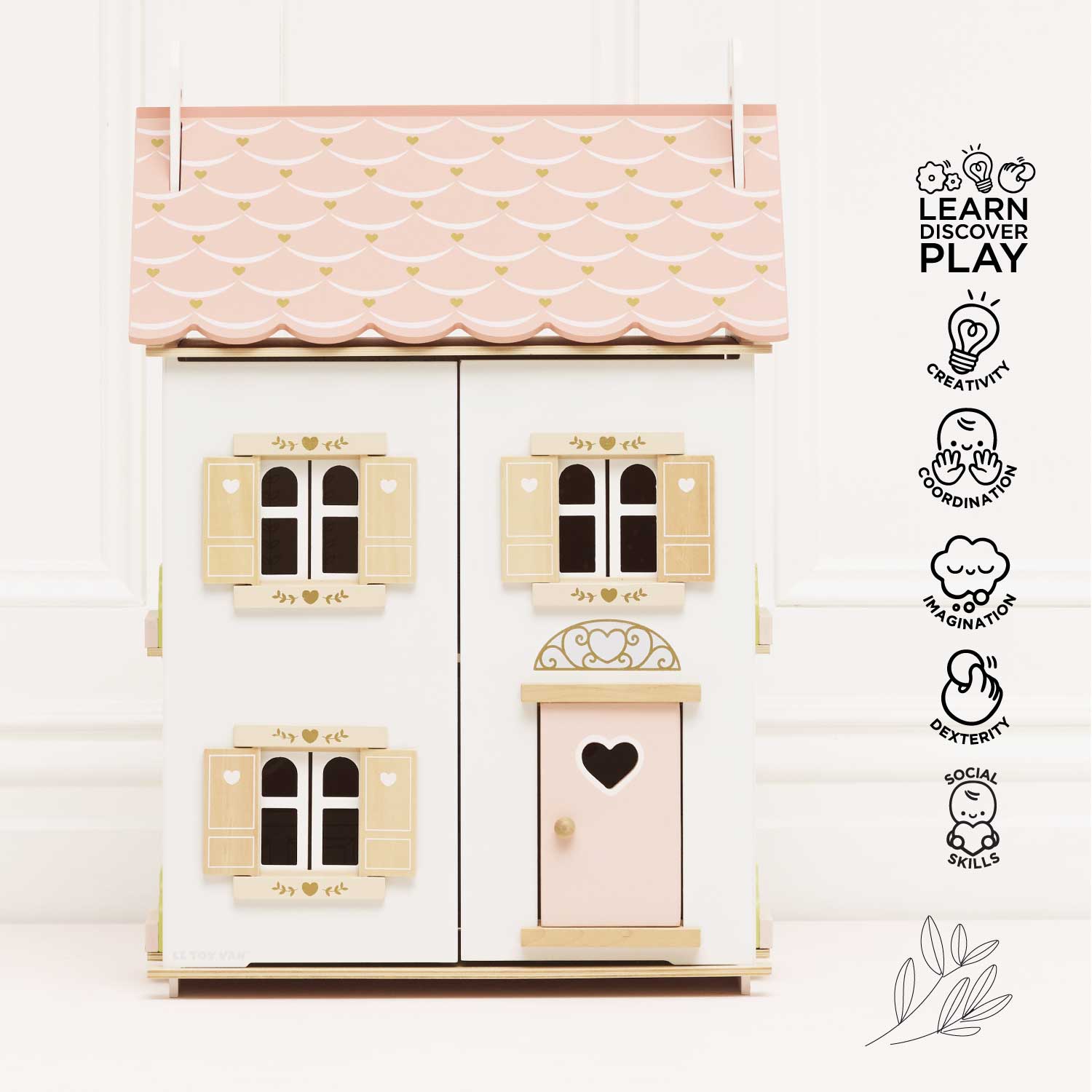 H124-rose-heart-wooden-dolls-house-pink-rose-white-gold-_3