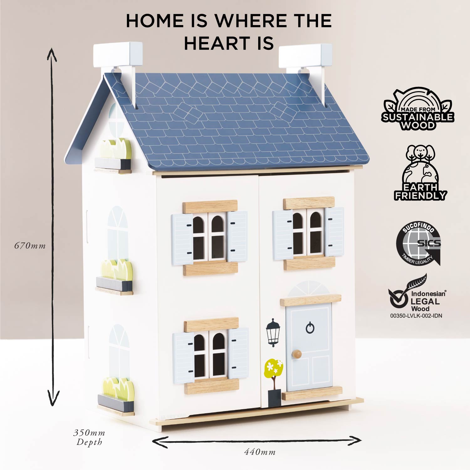 Sky Wooden Dolls House