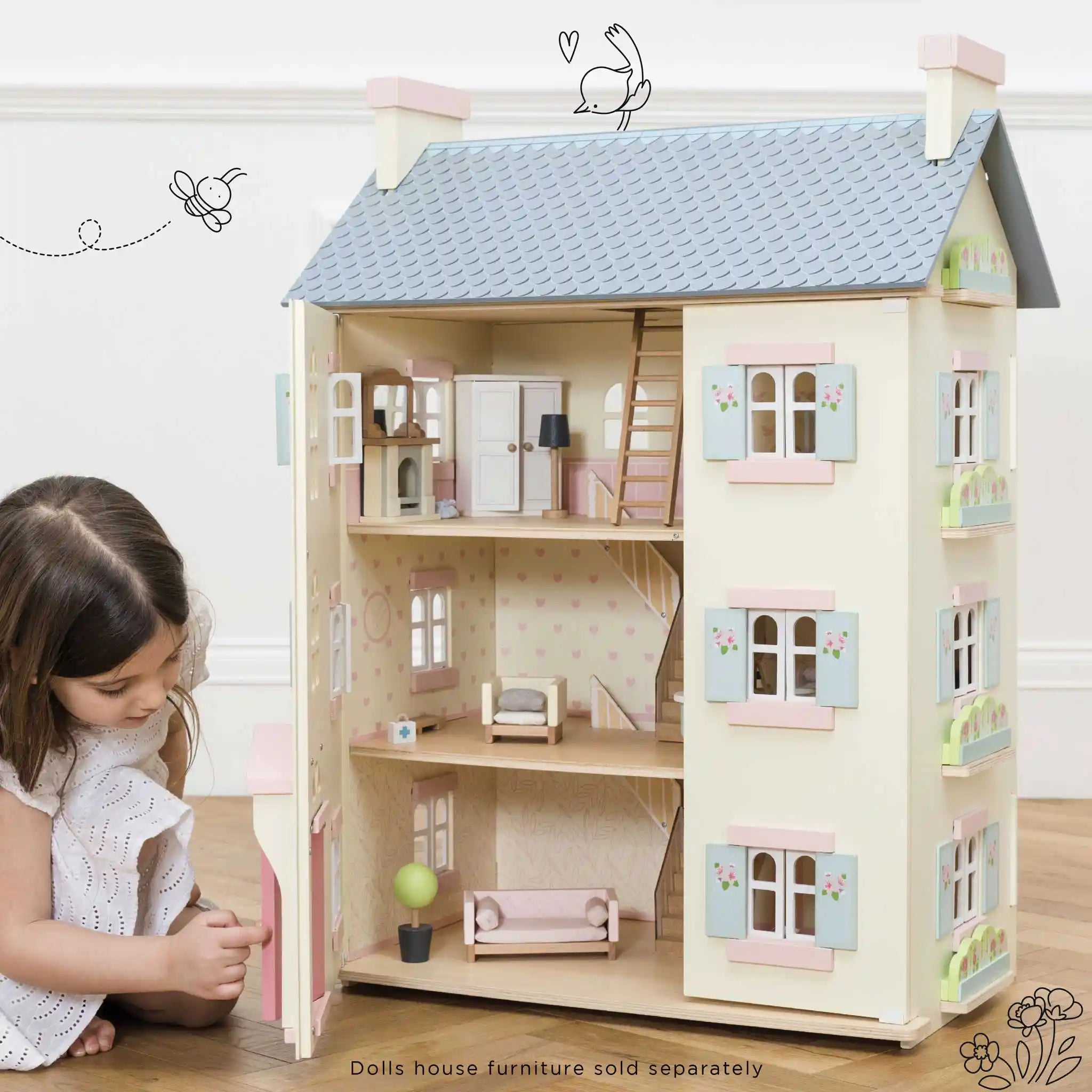 Cherry Tree Hall Ultimate 15 Piece Doll House Bundle