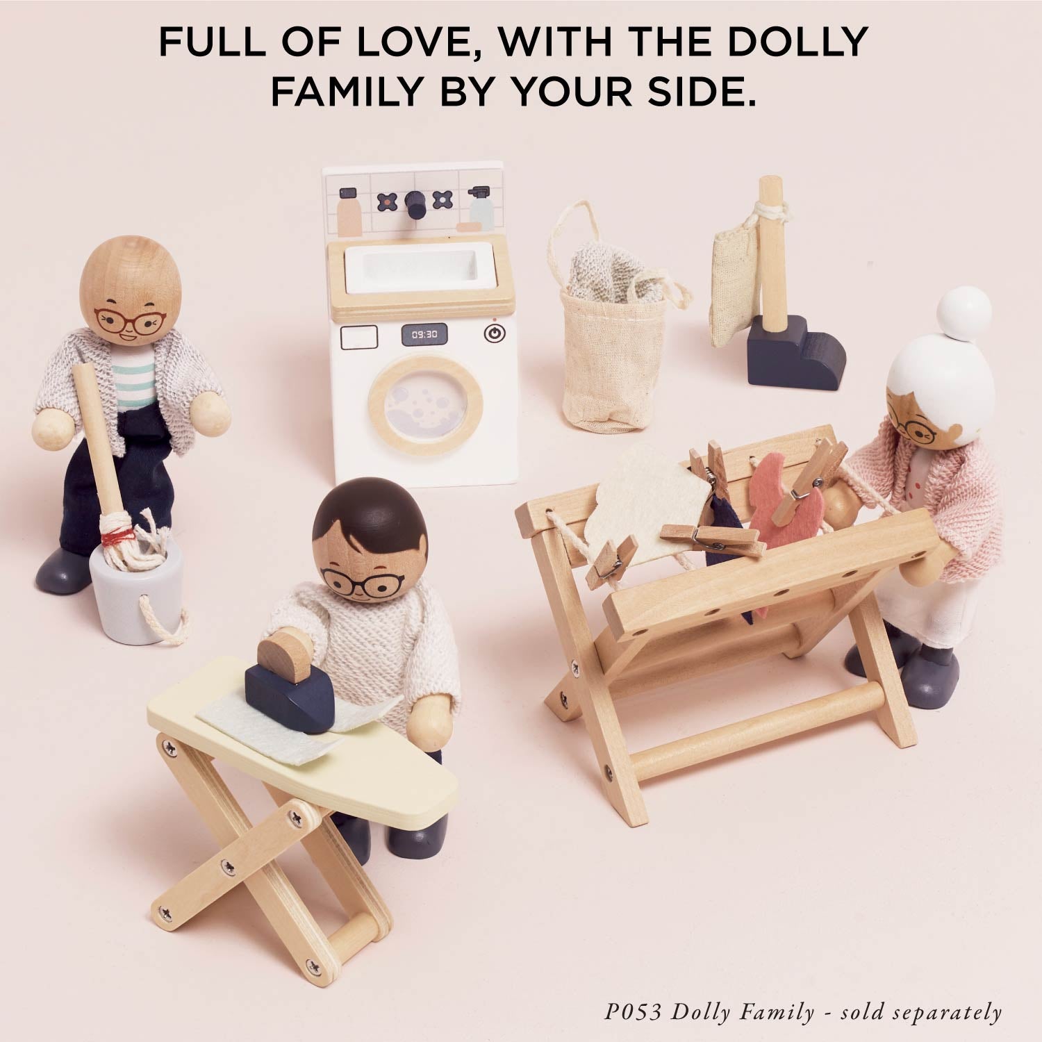 Wooden Dolls House Laundry Room