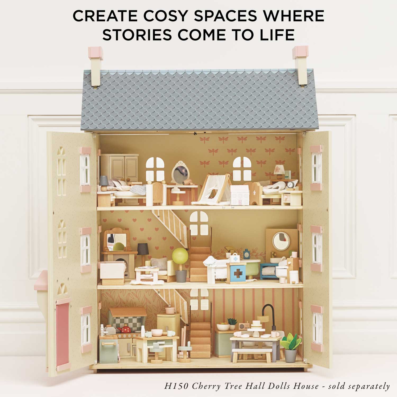 Wooden Dolls House Laundry Room