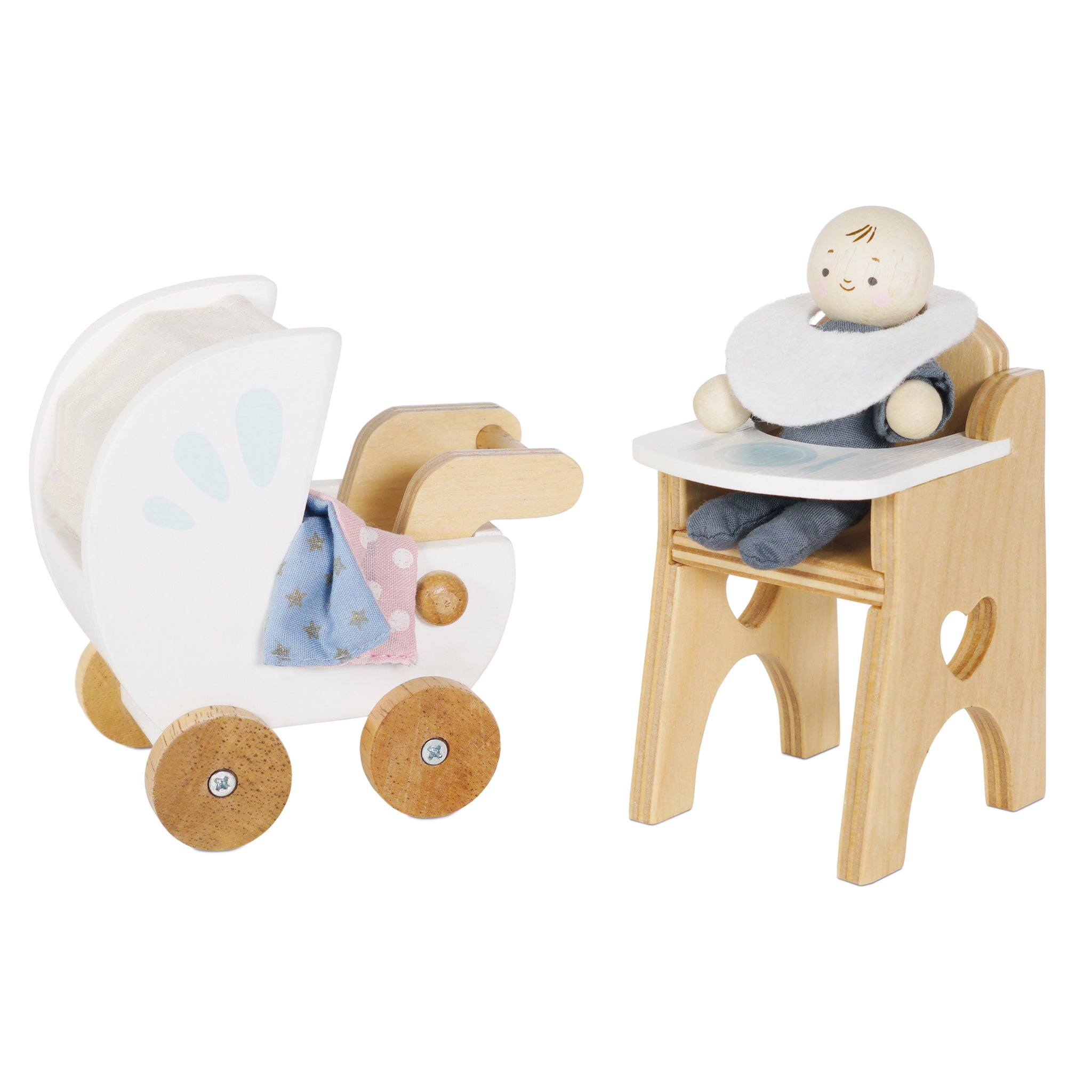 Dolls House Nursery & Baby Set