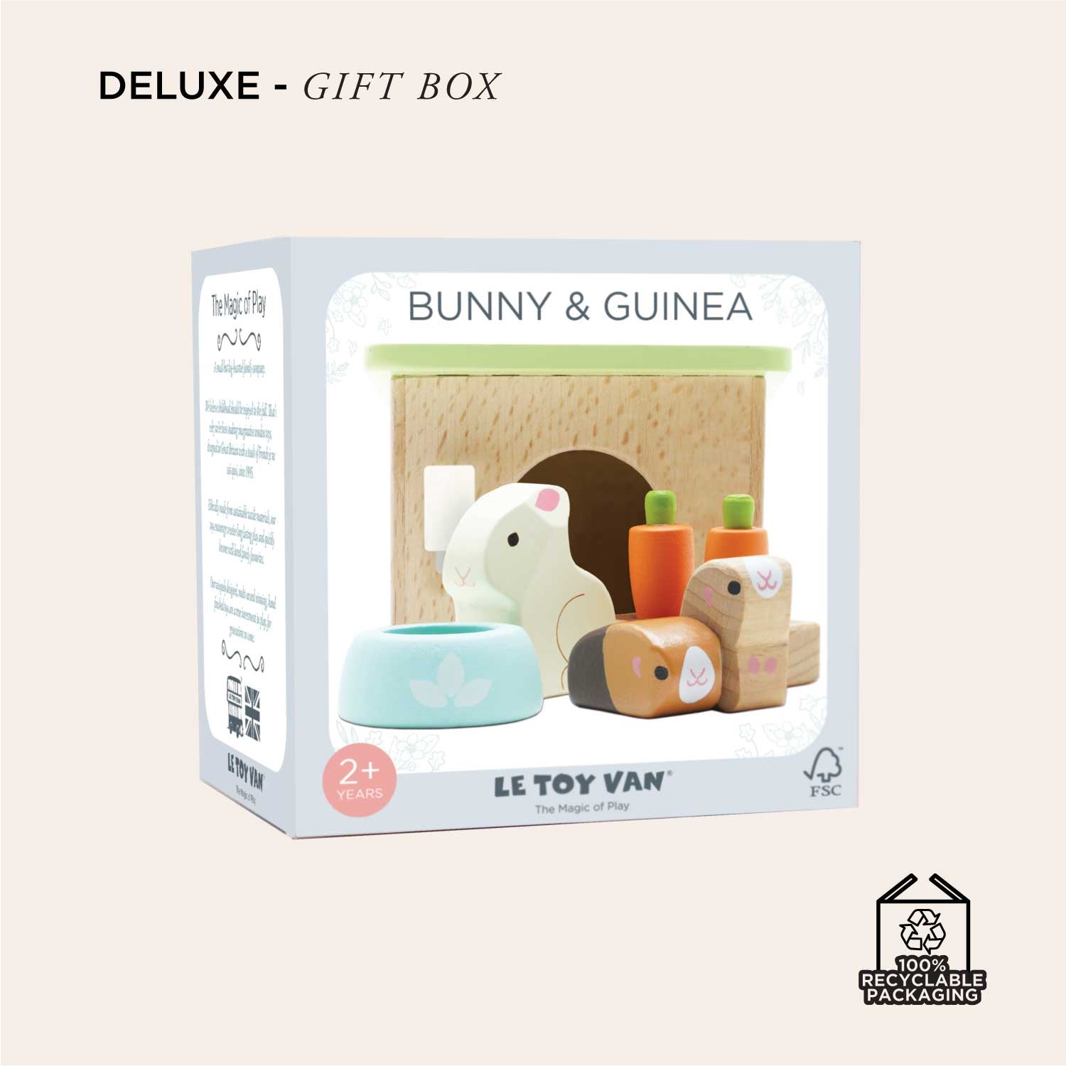 Bunny & Guinea Pet Animal Set