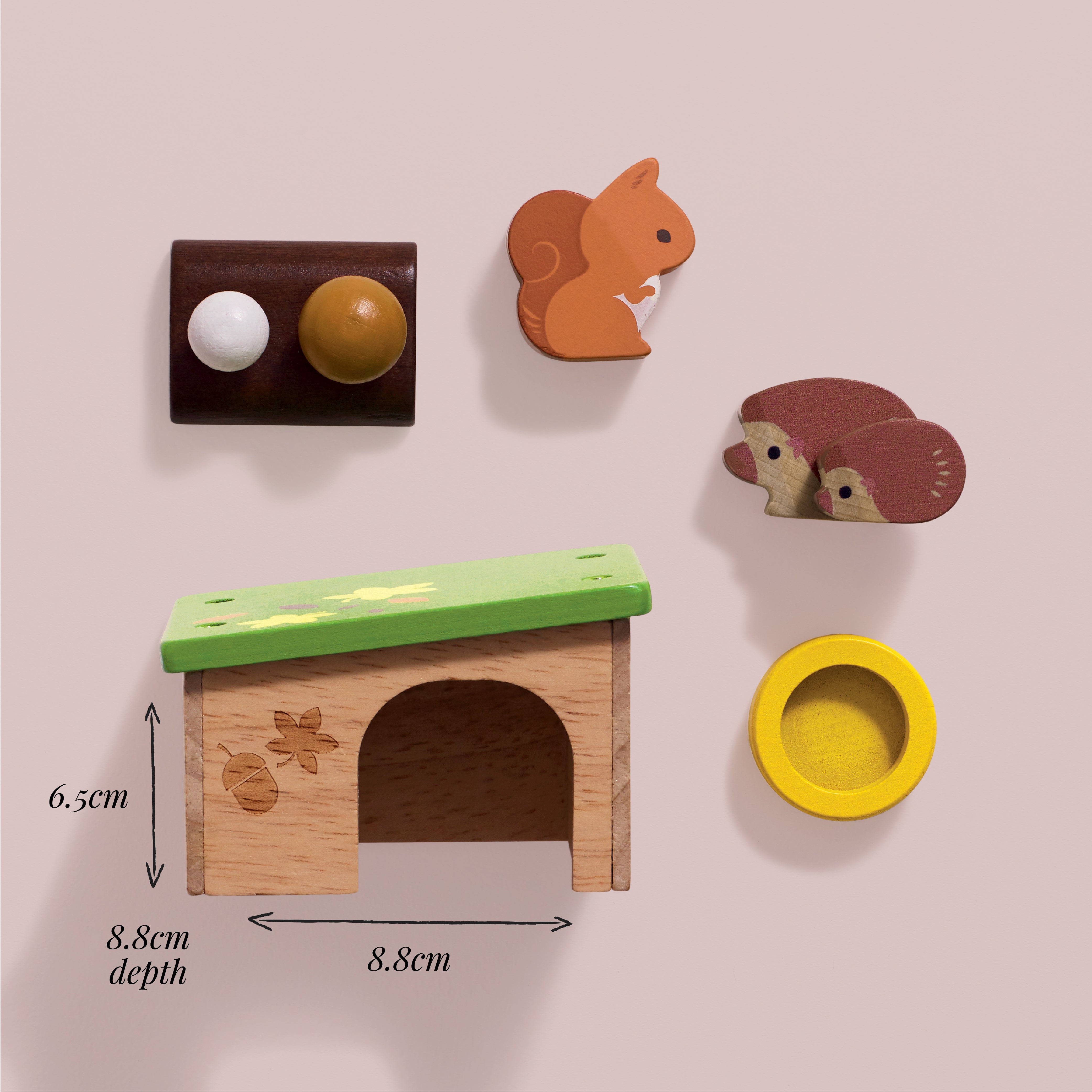 Hedgehog & Squirrel Animal Set
