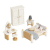 Wooden Dolls House Bedroom