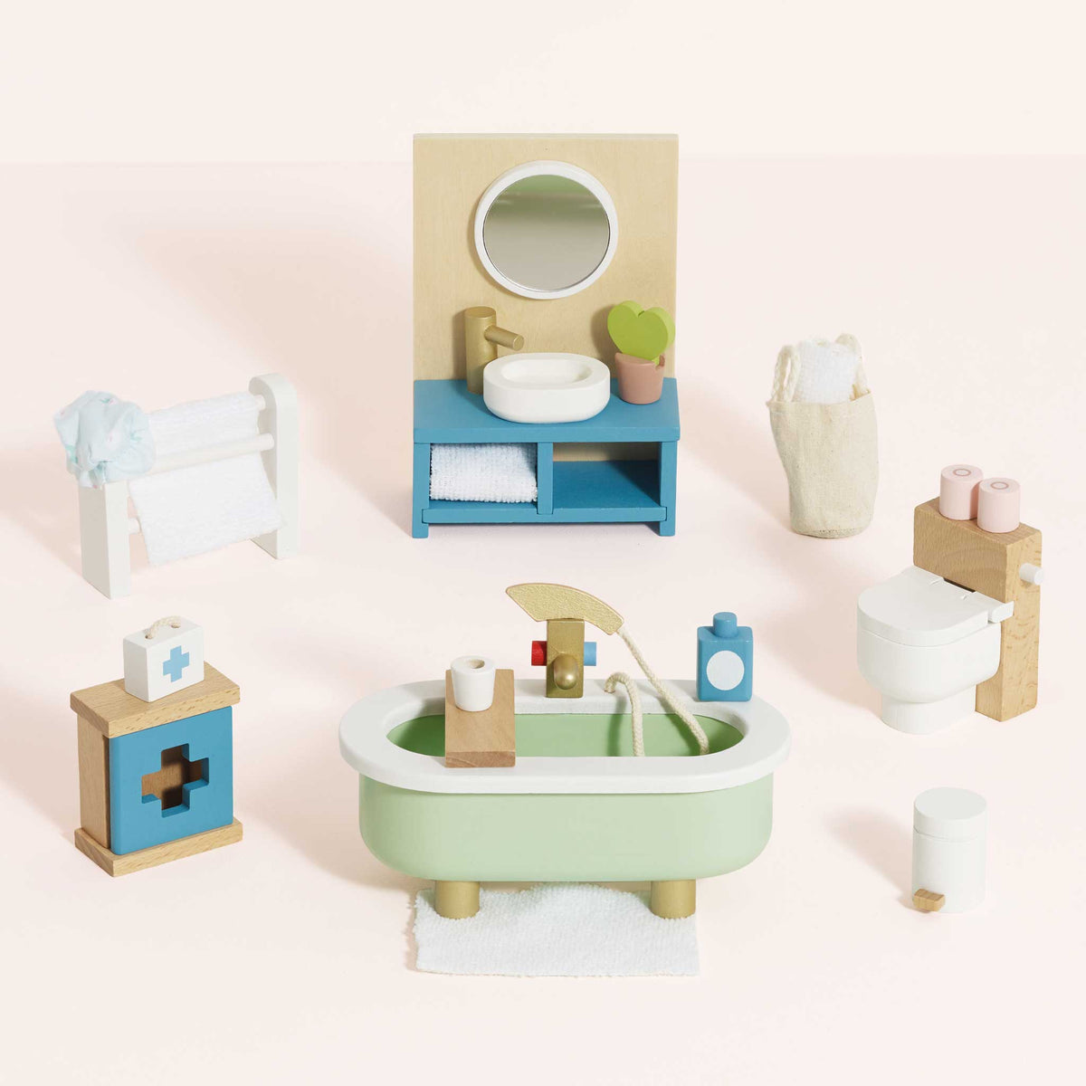 Le Toy Van - Wooden Doll House Daisylane Children's Bedroom Play Set For Dolls Houses | Dolls House Furniture Sets - Suitable For Ages 3+ | dolls house furniture, pretend play accessories Le Toy Van - Wooden Doll House Daisylane Children's Bedroom Play Set For Dolls Houses | Dolls House Furniture Sets - Suitable For Ages 3+ | dolls house furniture, pretend play accessories
