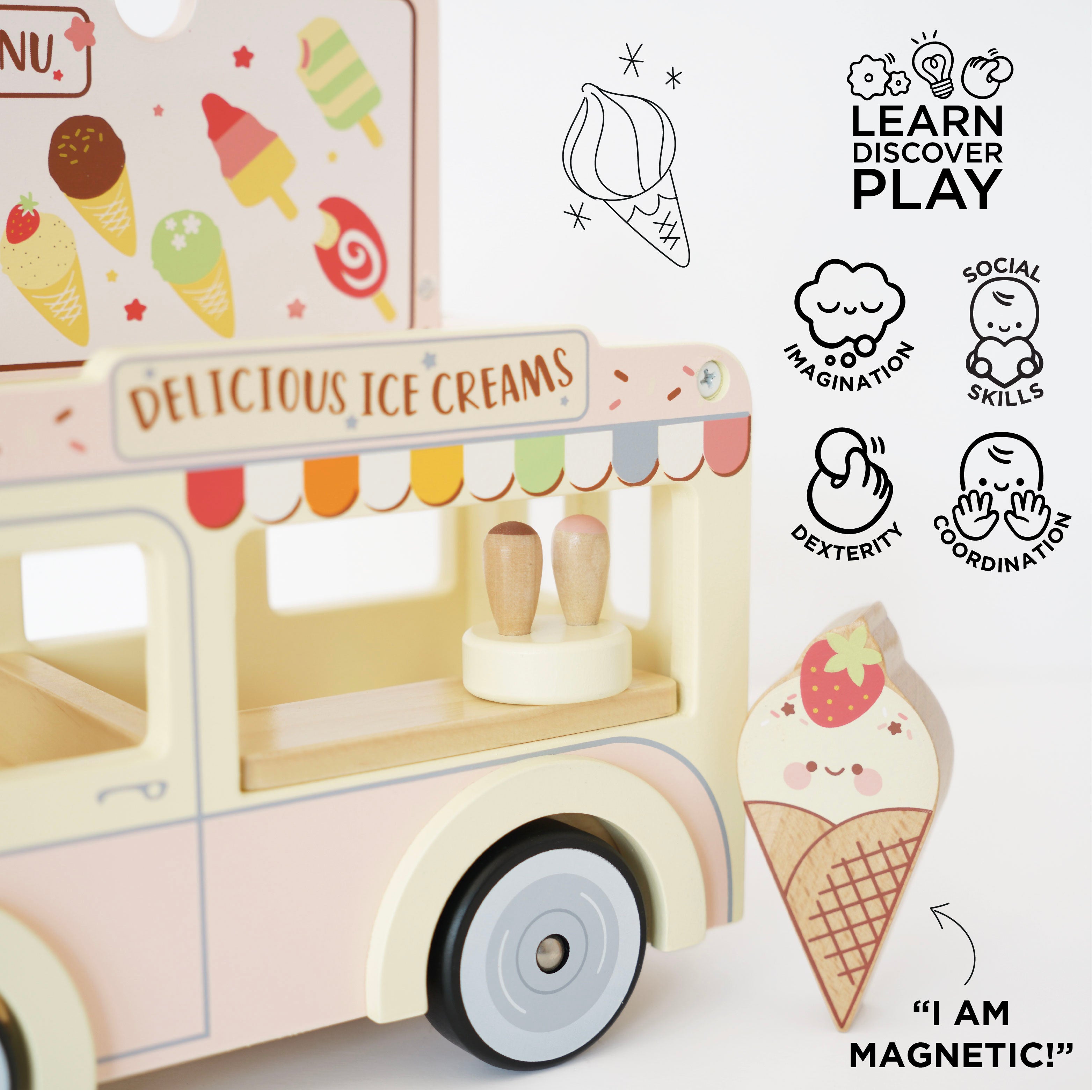 Wooden Ice Cream Van