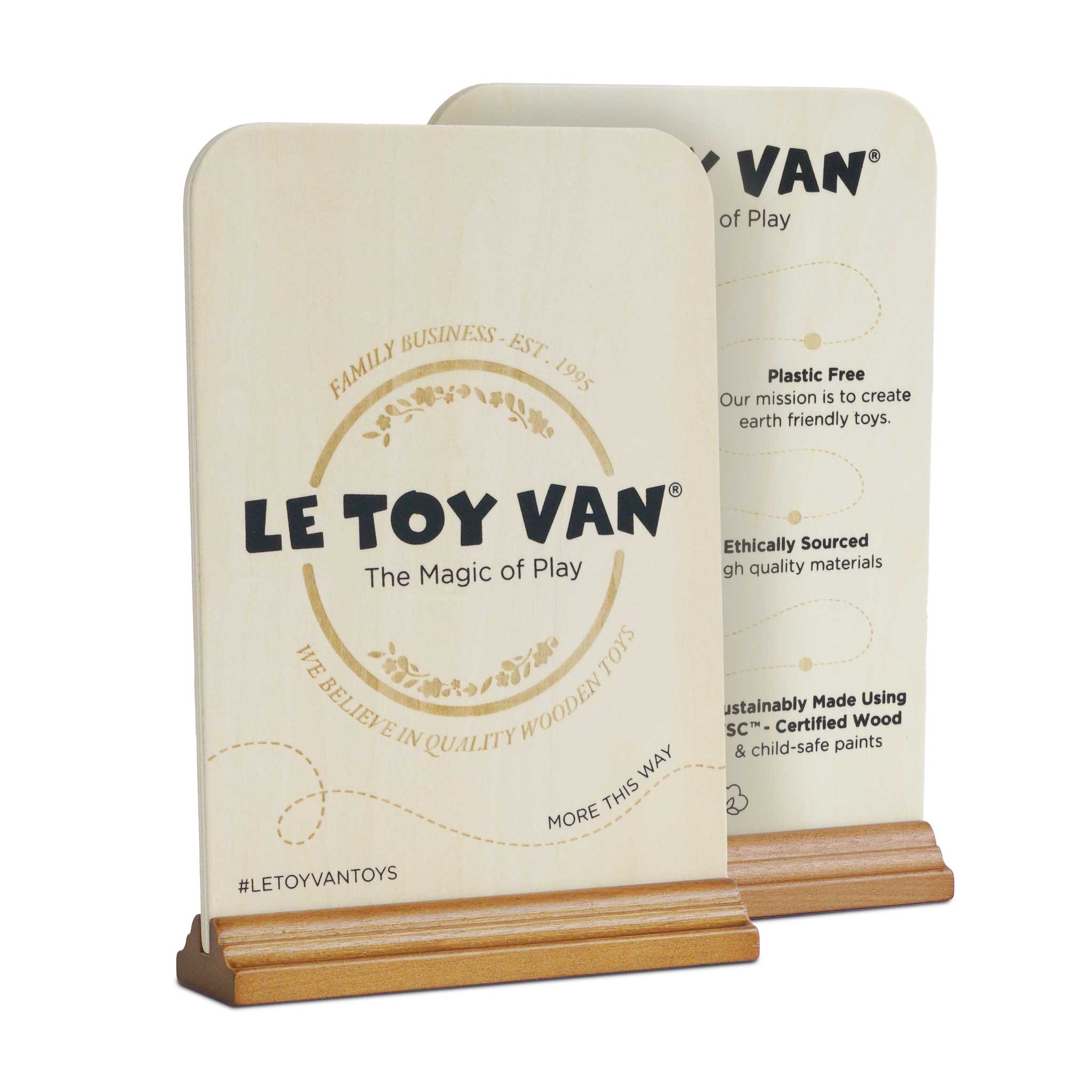 Wooden Retail Info Board
