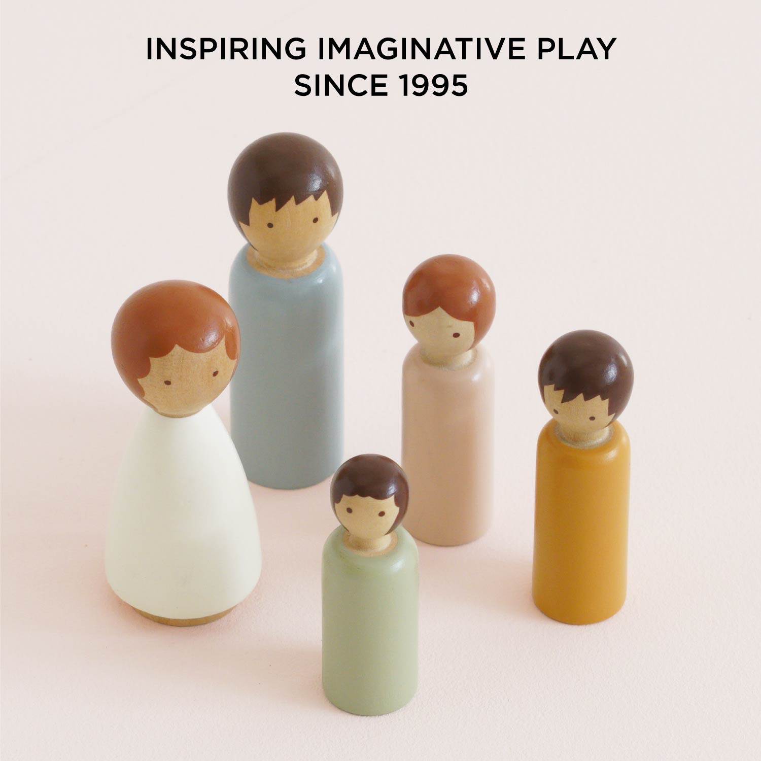 Dubois Wooden Family Dolls