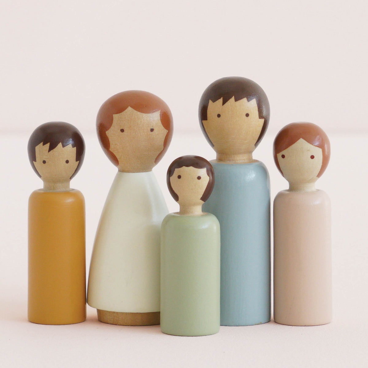Dubois Wooden Family Dolls