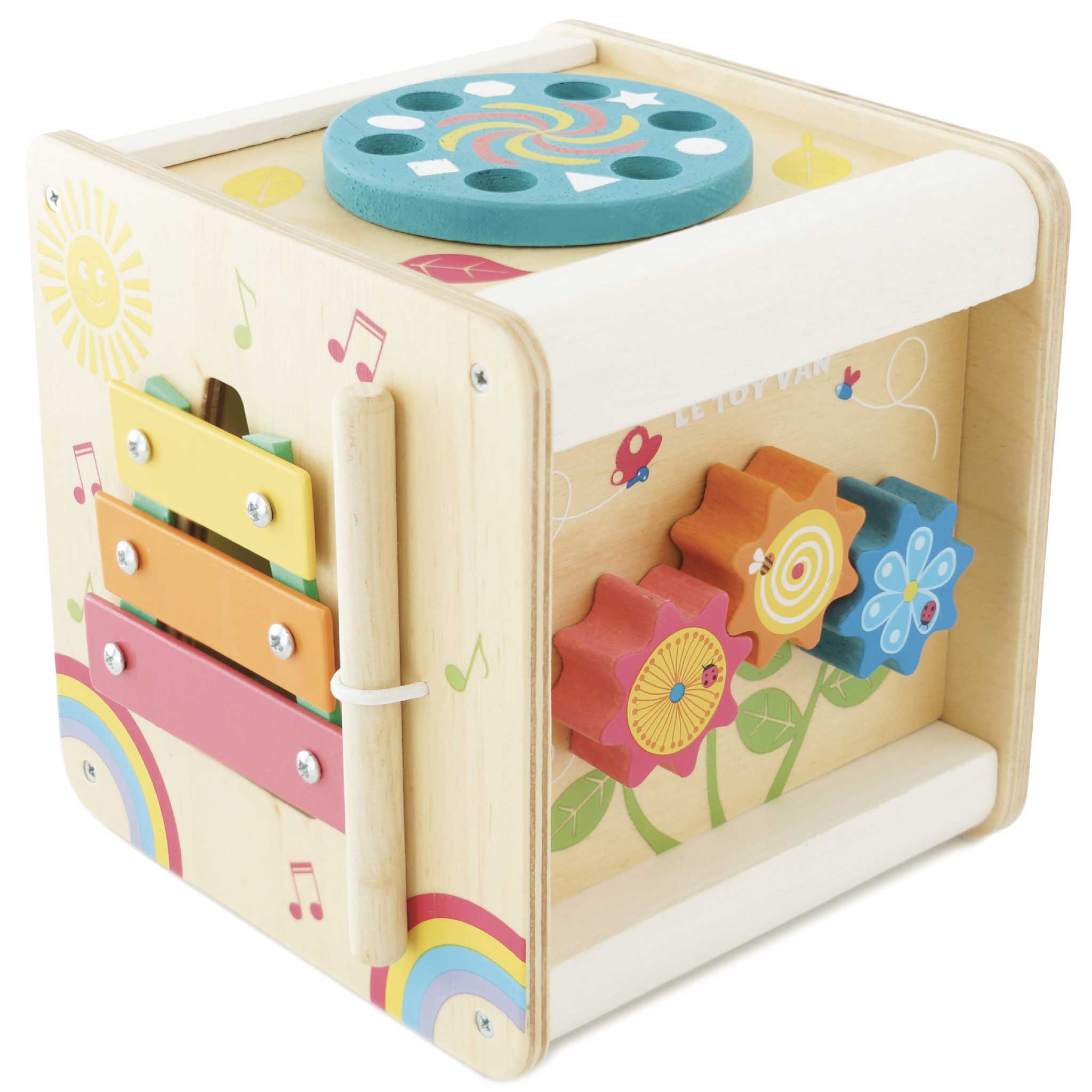 Activity Wooden Cube