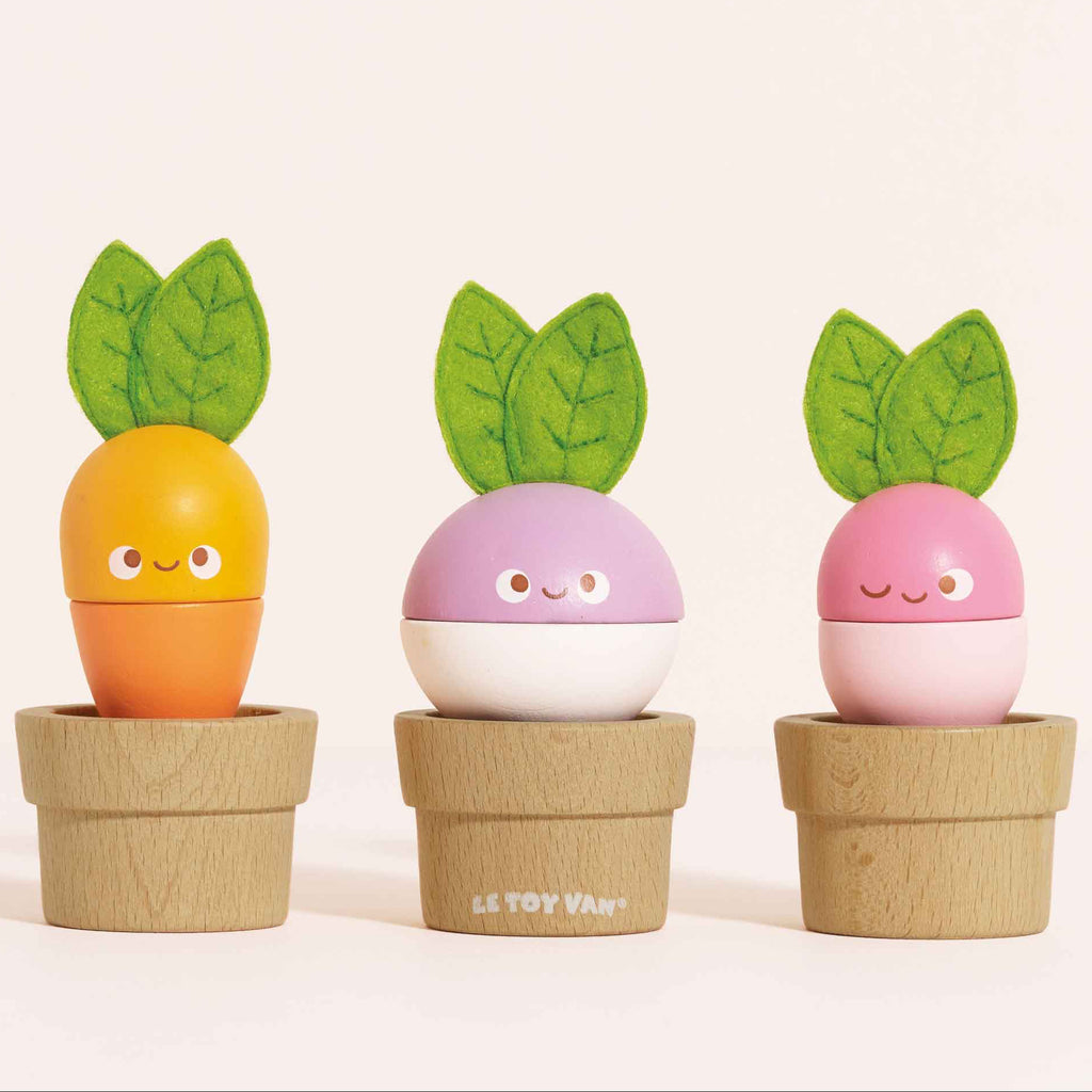 Stacking Wooden Veggies