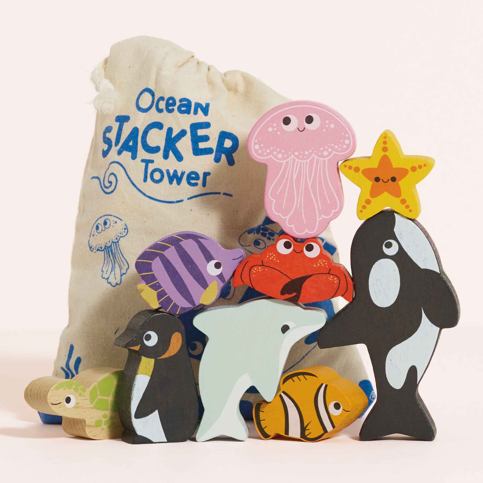 PL139-ocean-animals-wooden-stacking-puzzle-and-bag-with-background